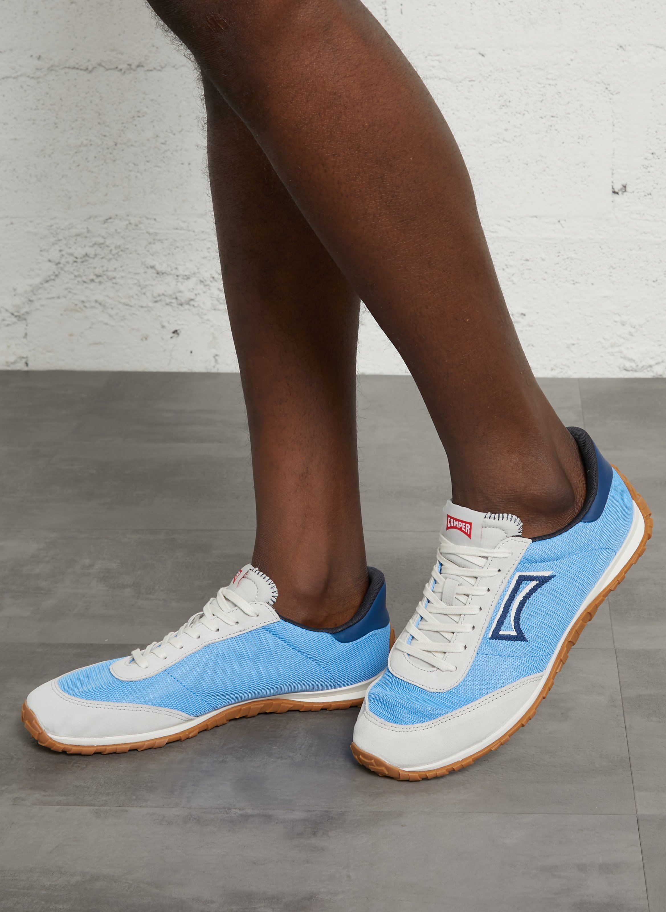Sneakers mit zweifarbigem Schnürverschluss CAMPER Blau