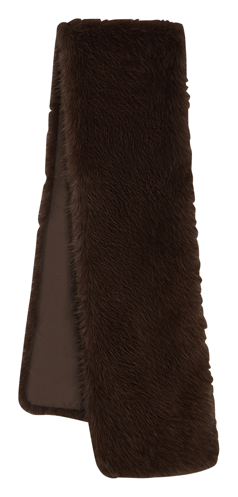 Faux fur scarf GRACE ET MILA Brown