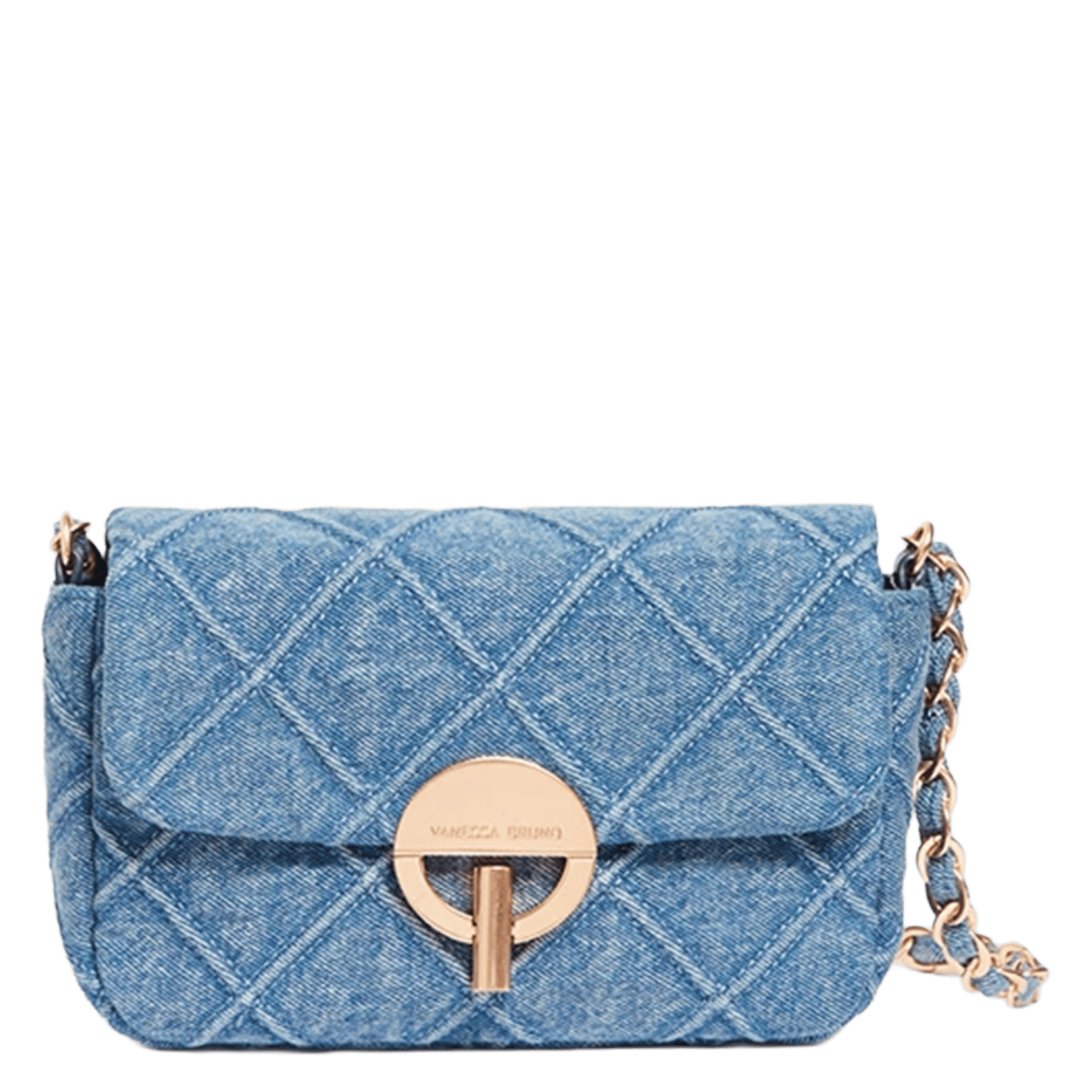 Sac bandoulière en coton VANESSA BRUNO Bleu