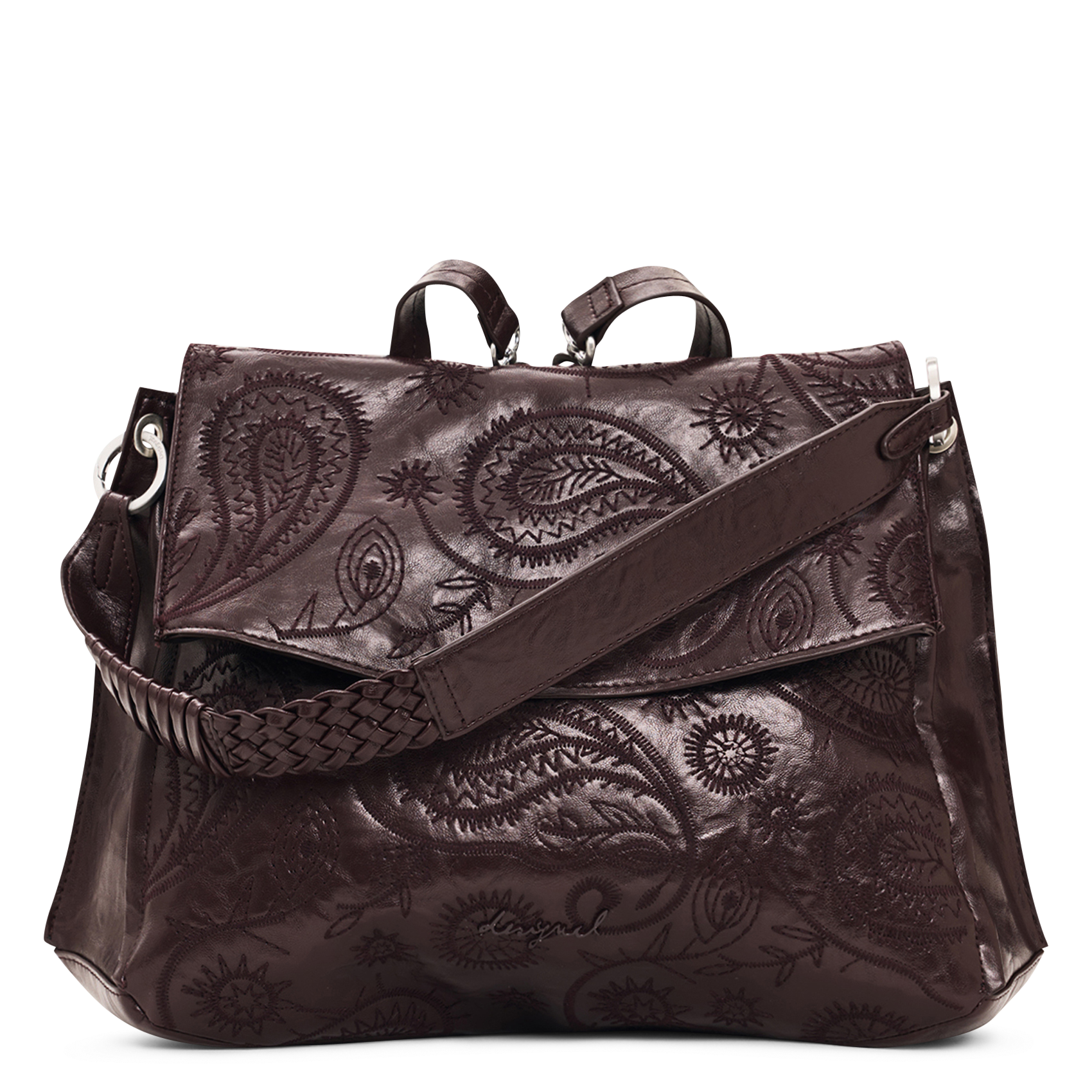 Sac à dos brodé DESIGUAL Rouge