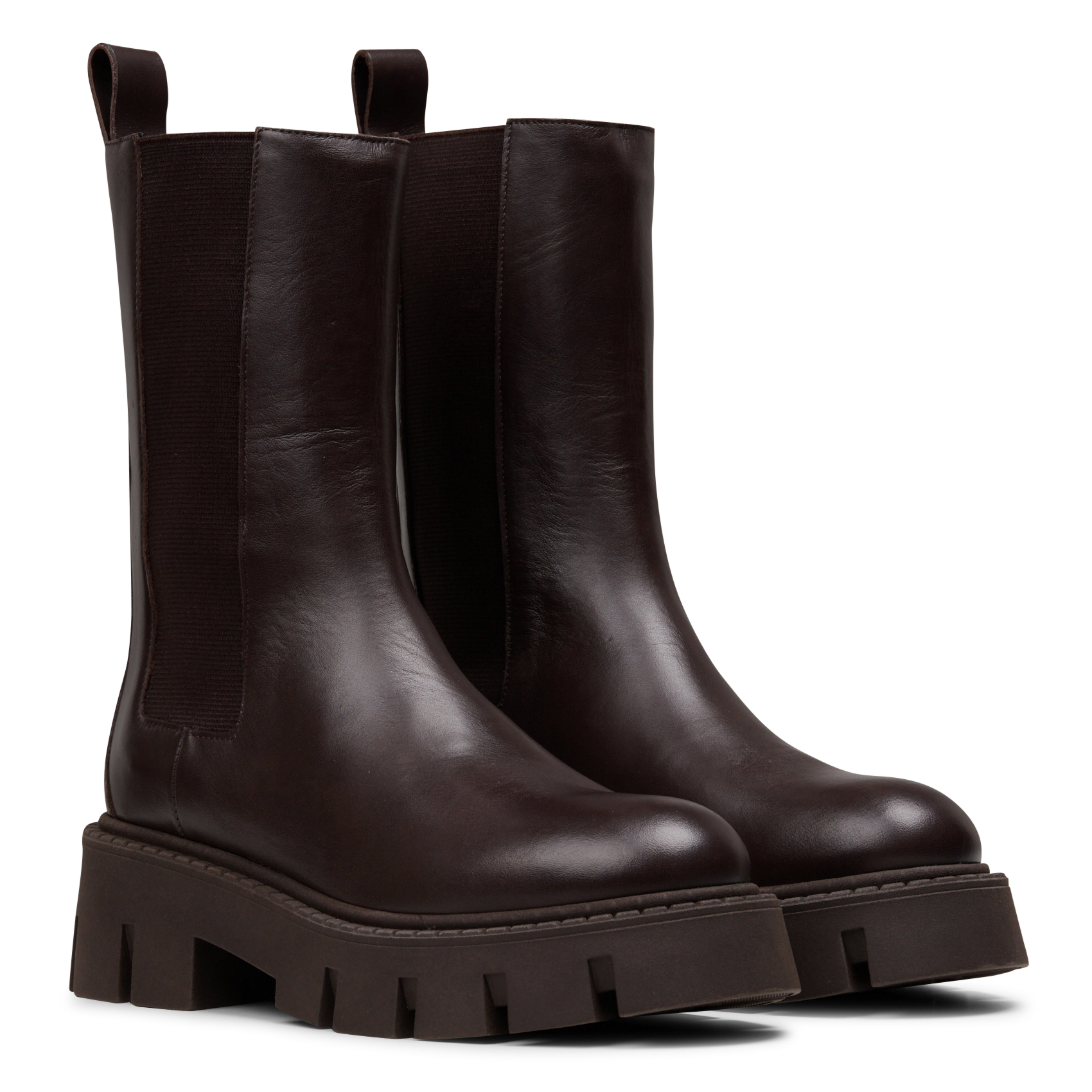 Bottines en cuir MELLOW YELLOW Marron