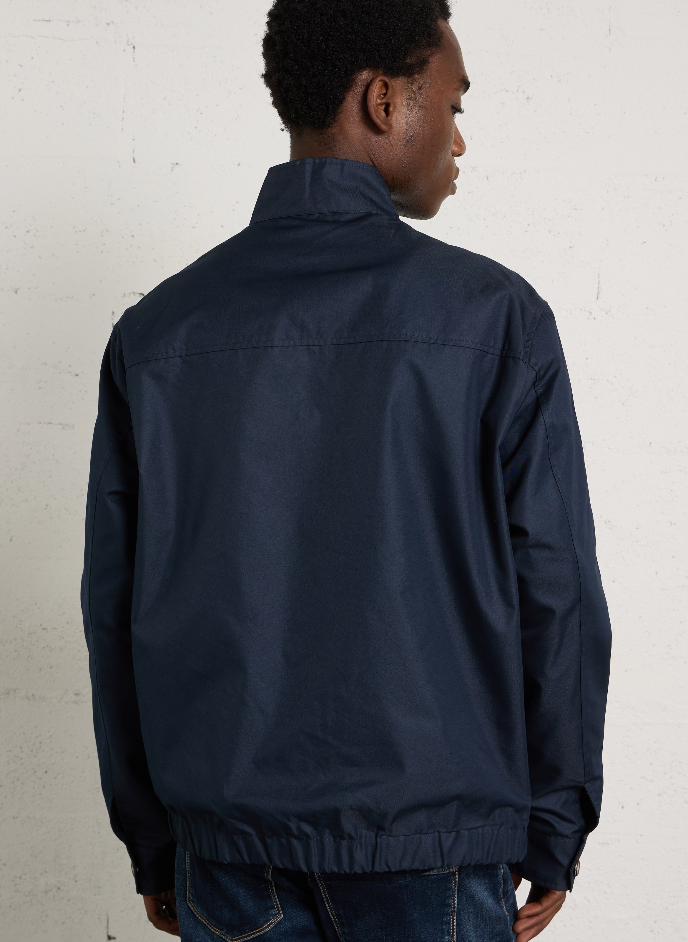 Reversible recht vest van gemengd katoen PEPE JEANS Blauw