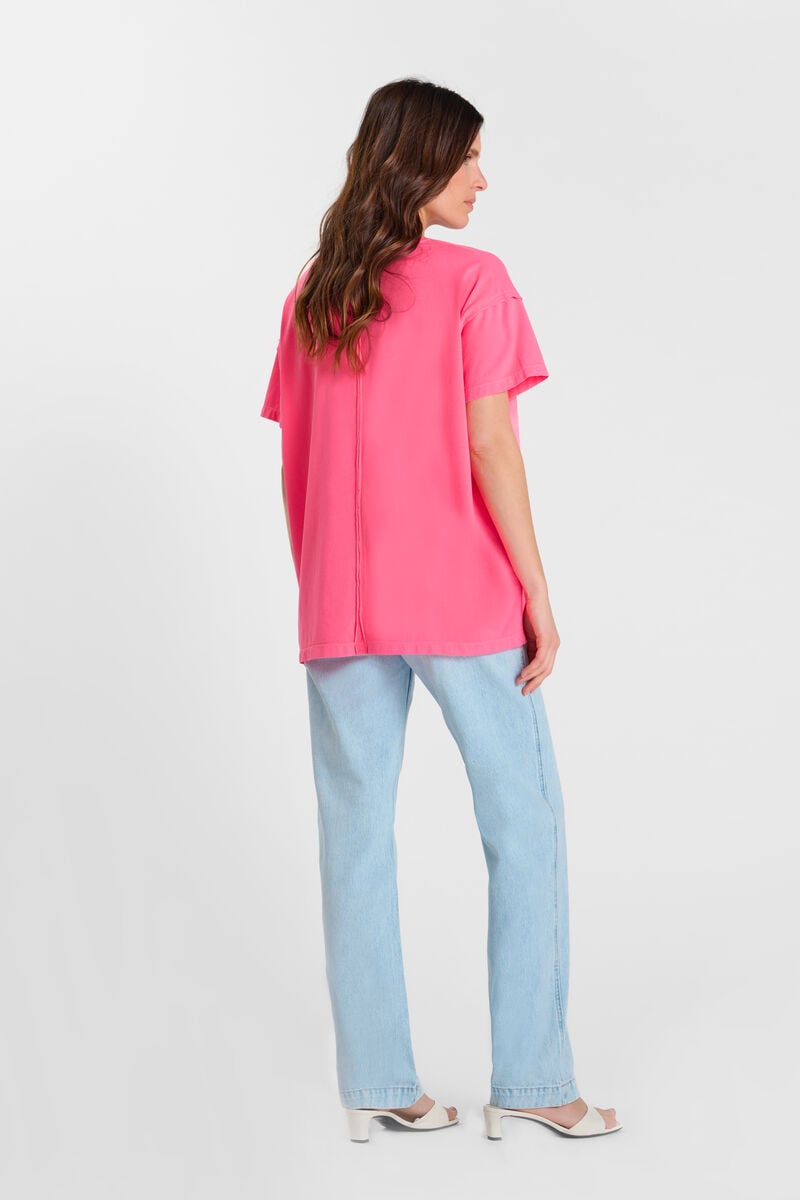 V-neck T-shirt LE TEMPS DES CERISES Pink