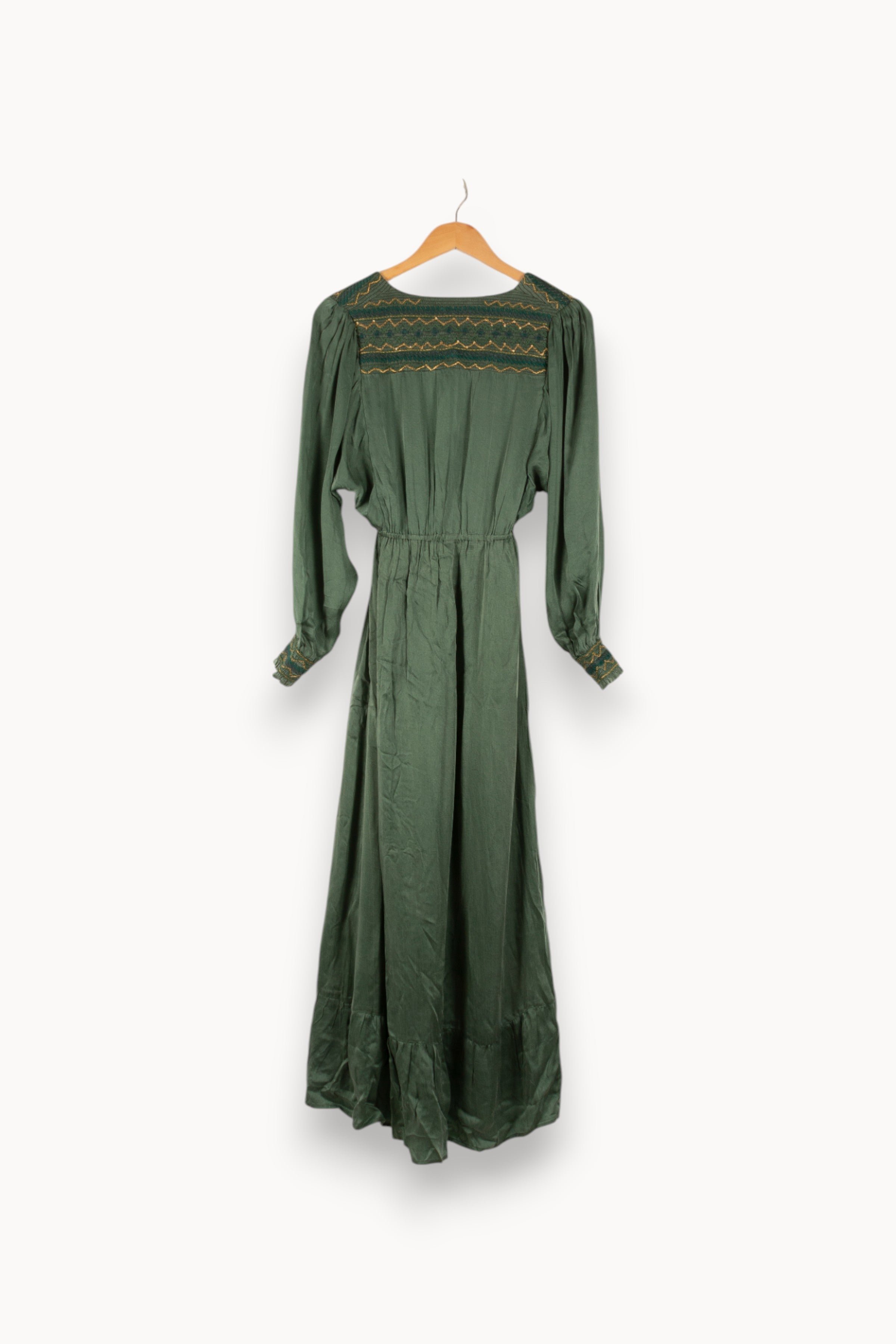 Long dress LOUISE MISHA - Seconde Main Green