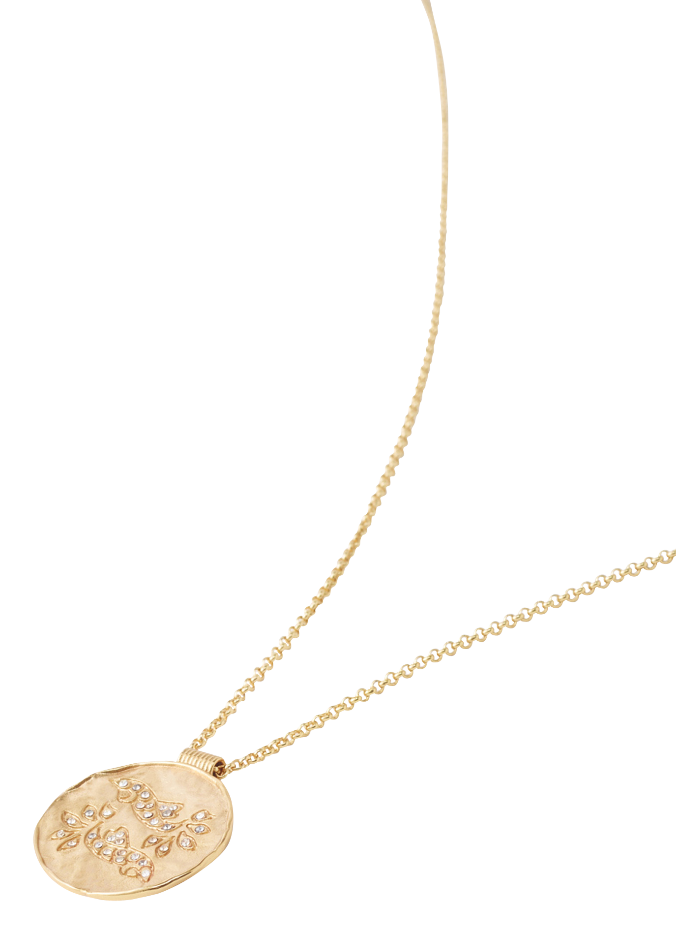 Halssnoer met medaillon met sterrenbeeld MAJE Goudkleurig