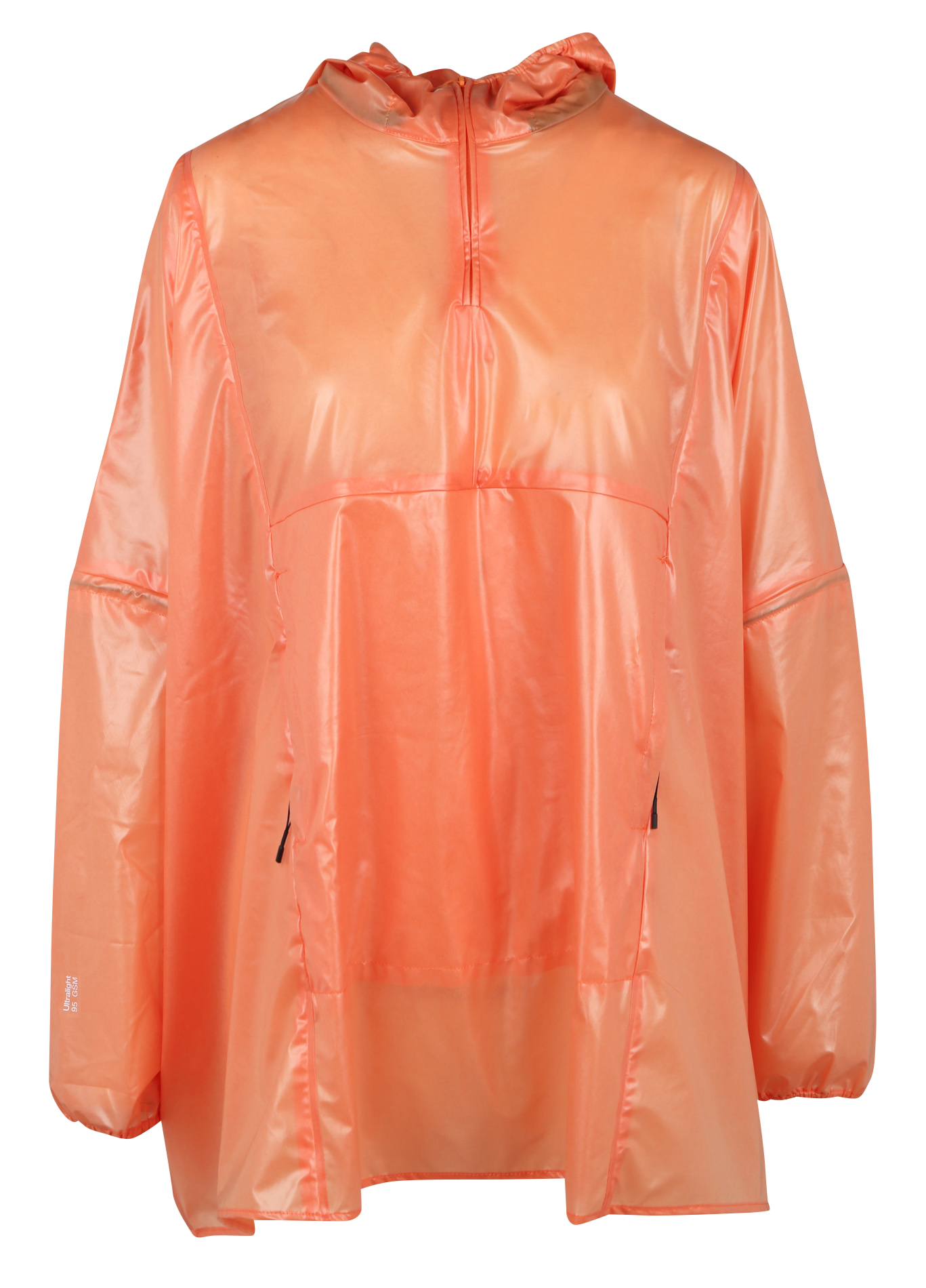 Anorak mit Stehkragen und Kapuze Orange