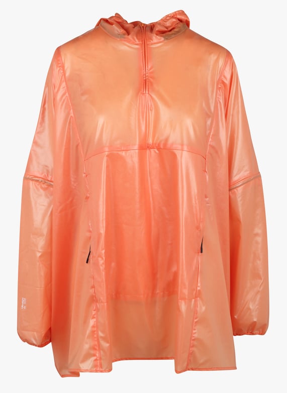 Hooded high-Neck anorak Orange Rains Women Place des Tendances