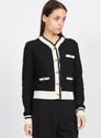 TWINSET BIC BLACK-RIB POMICE Noir