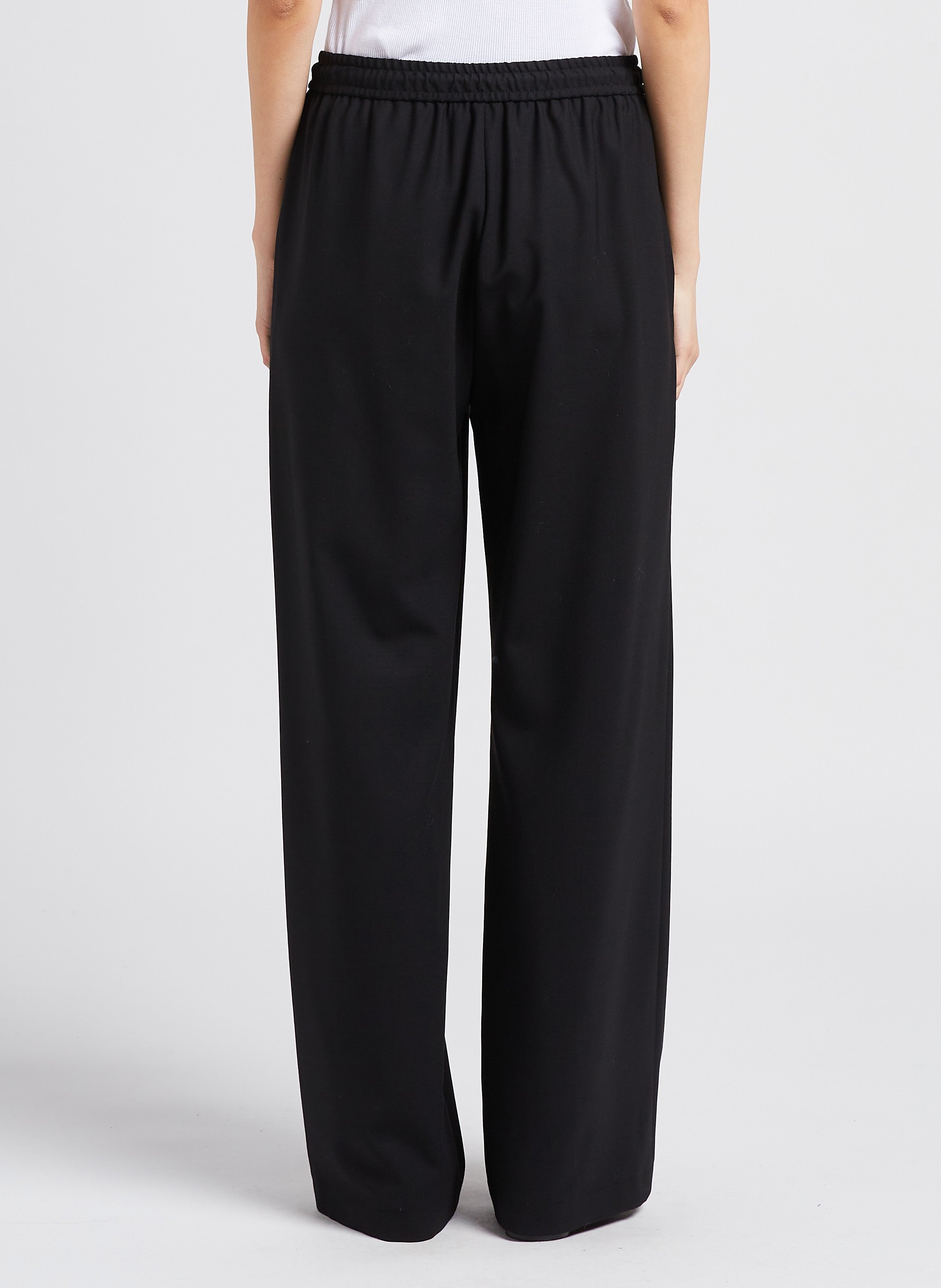 Wide-leg wool pants PAUL SMITH Black