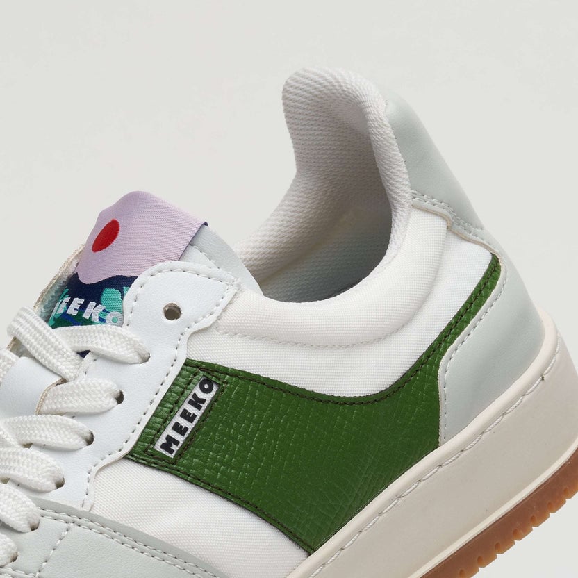Eco-friendly low-top trainers MEEKO Green