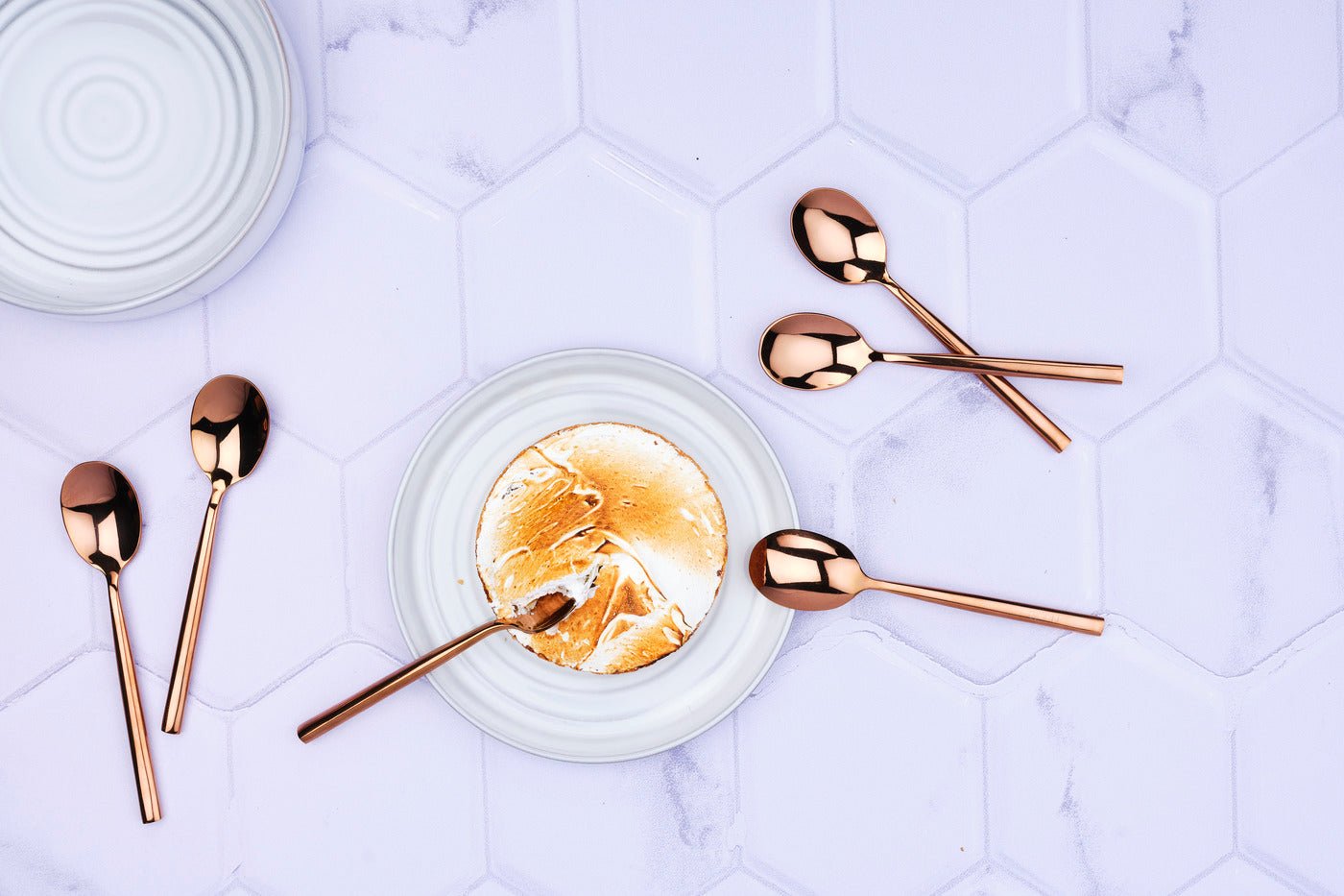 Set of 6 Nils teaspoons - silver BJORN Golden