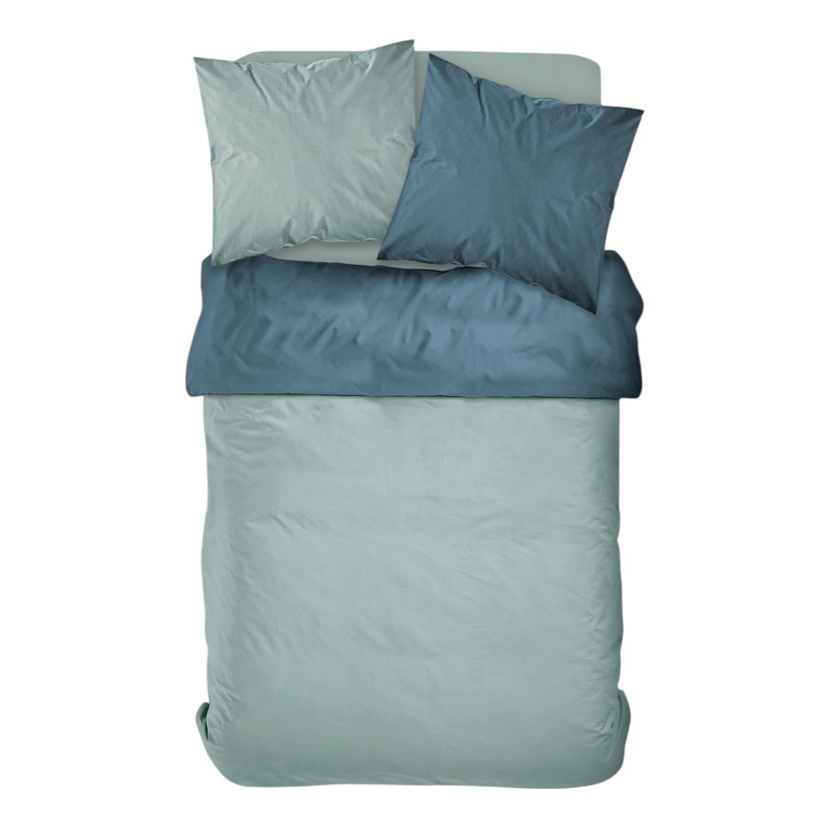 Cotton bedding set TODAY LINGE DE MAISON Blue