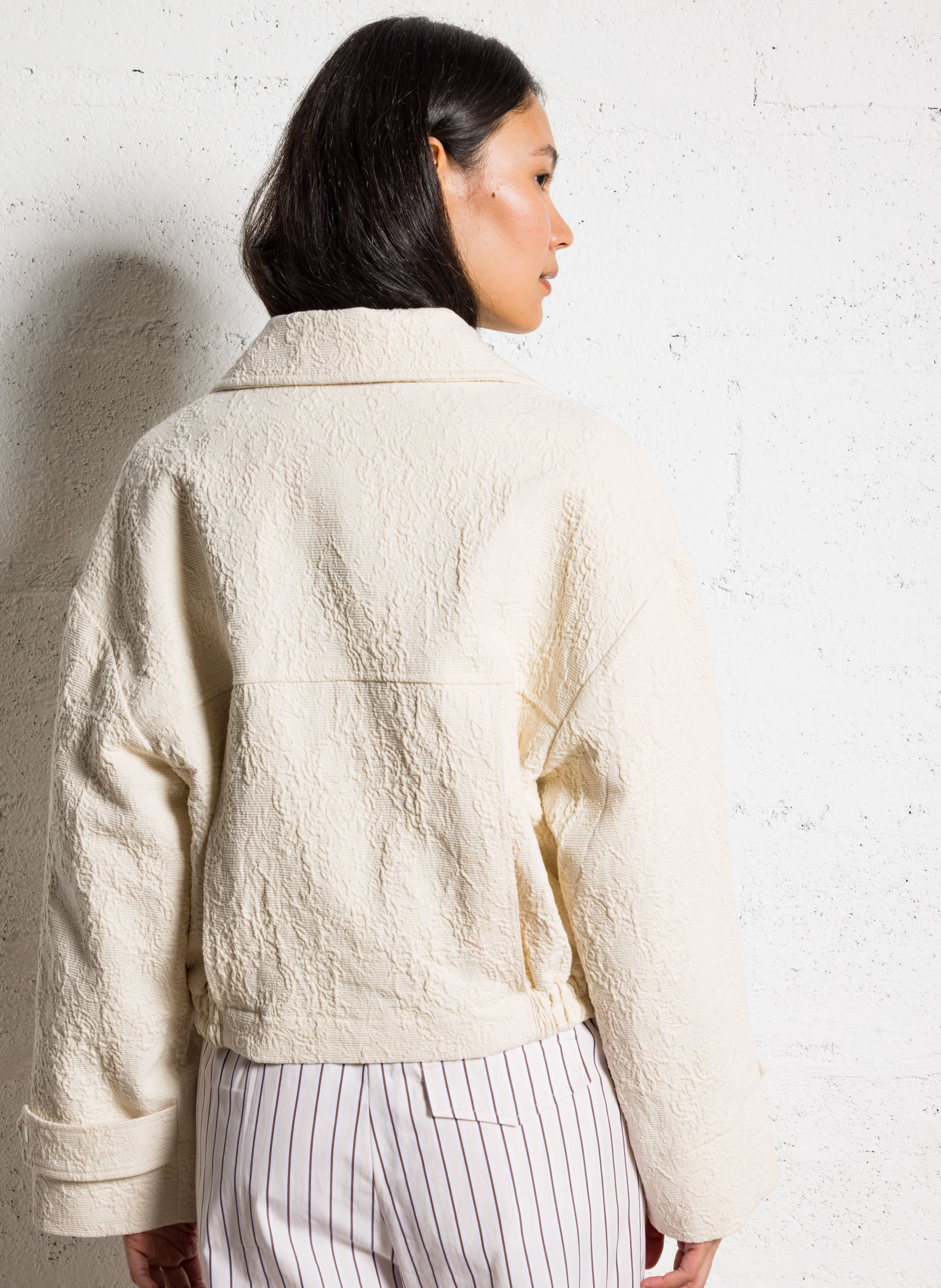 ジャケット Margaux Lonnberg White single-breasted coat Margaux Lönnberg White single-breasted coat | TheDoubleF