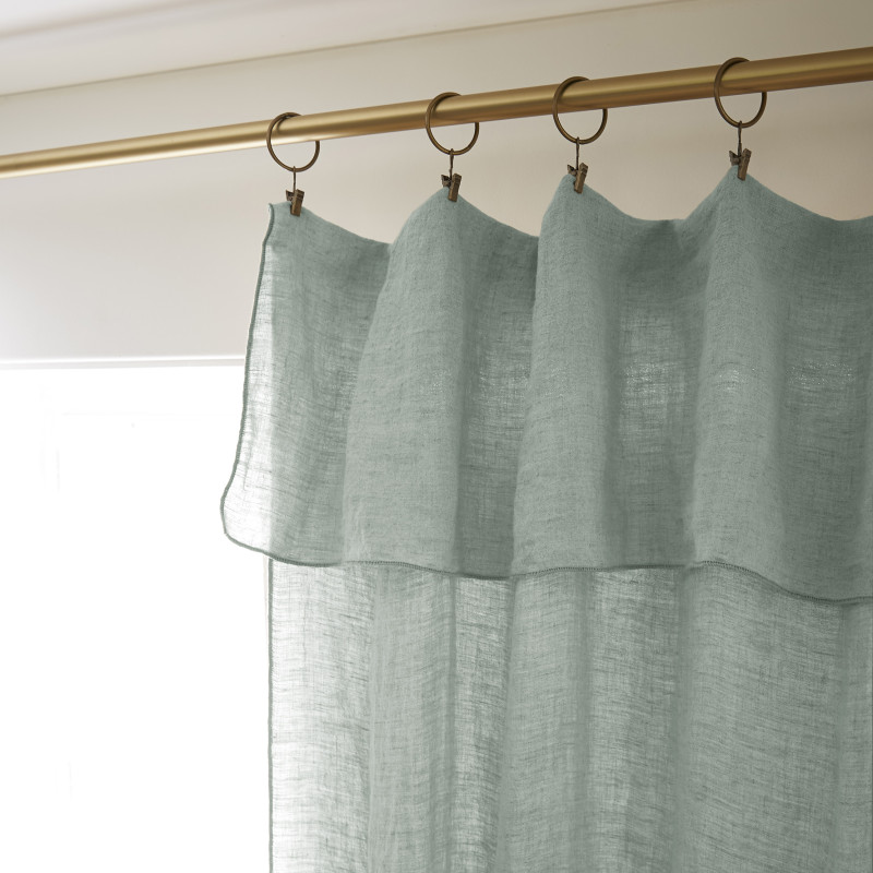 Blackout and Thermal Curtains L'EFFET PAPILLON Blue