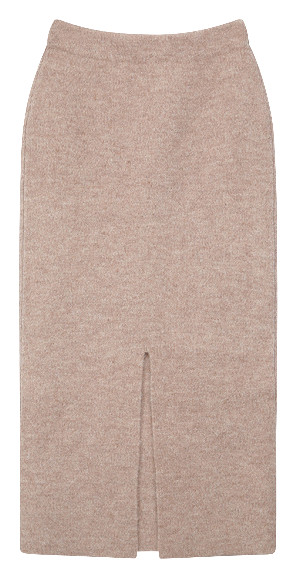 Aansluitende kokerrok in effen breisel GRACE ET MILA Bruin