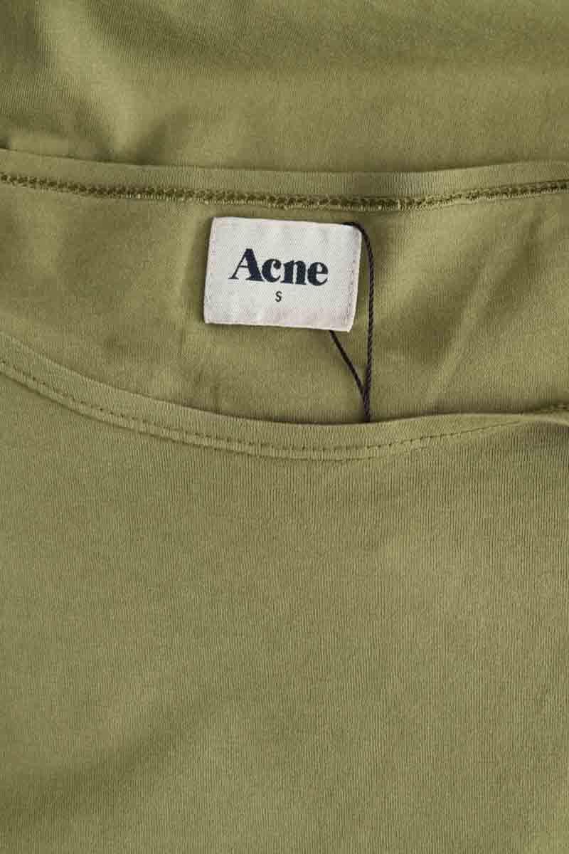 Cotton T-shirt ACNE STUDIOS - Seconde Main Khaki