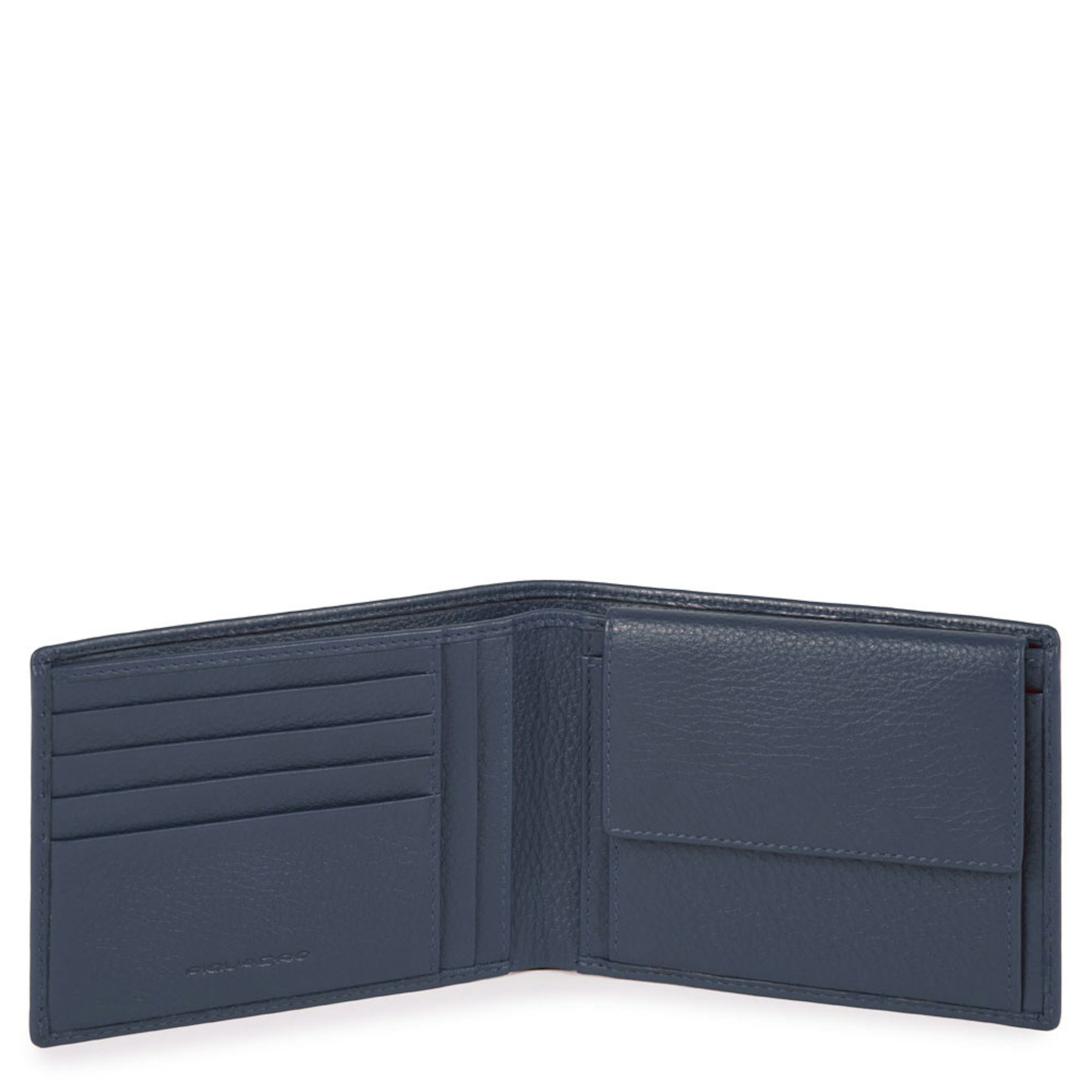 Babylon leather wallet PIQUADRO Blue