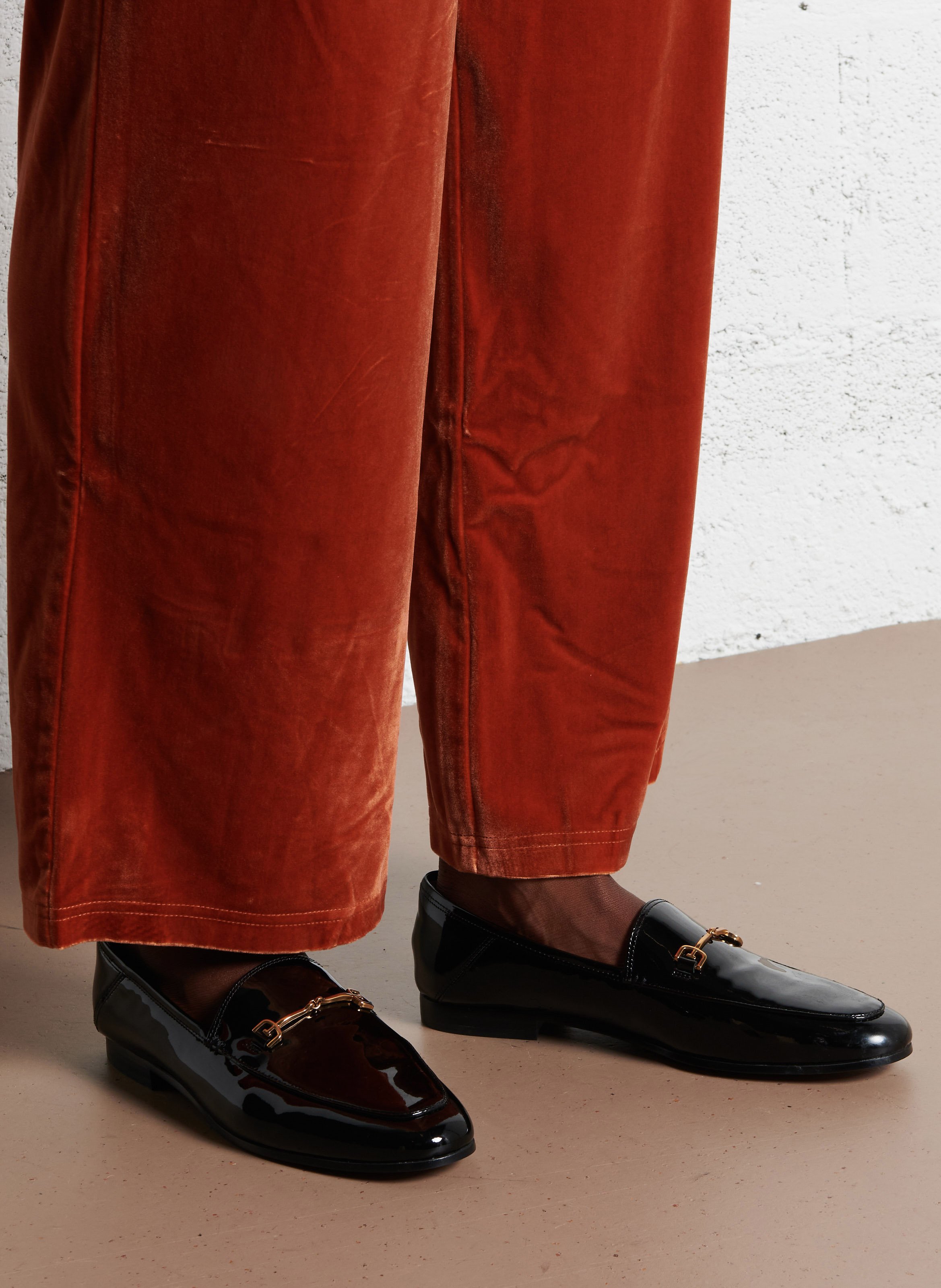 Mokassins aus Lackleder SAM EDELMAN Schwarz