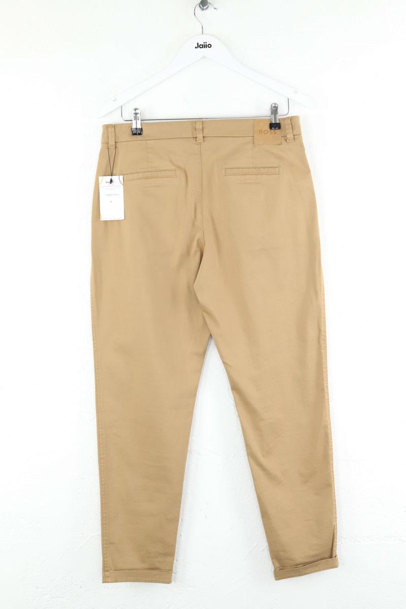Slim-fit cotton cargo pants BOSS - SECONDE MAIN Beige