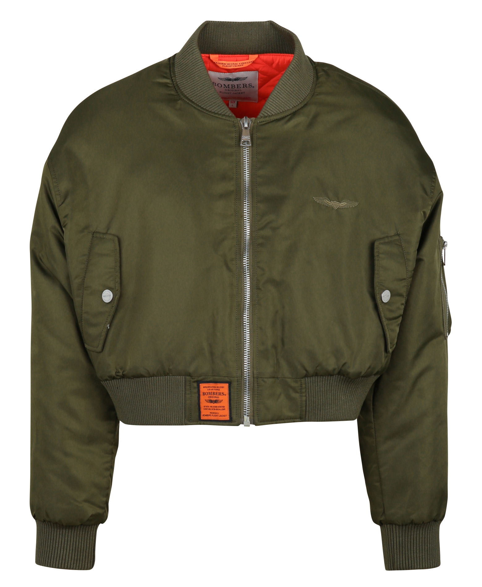Veste courte ample zippée unie BOMBERS ORIGINAL