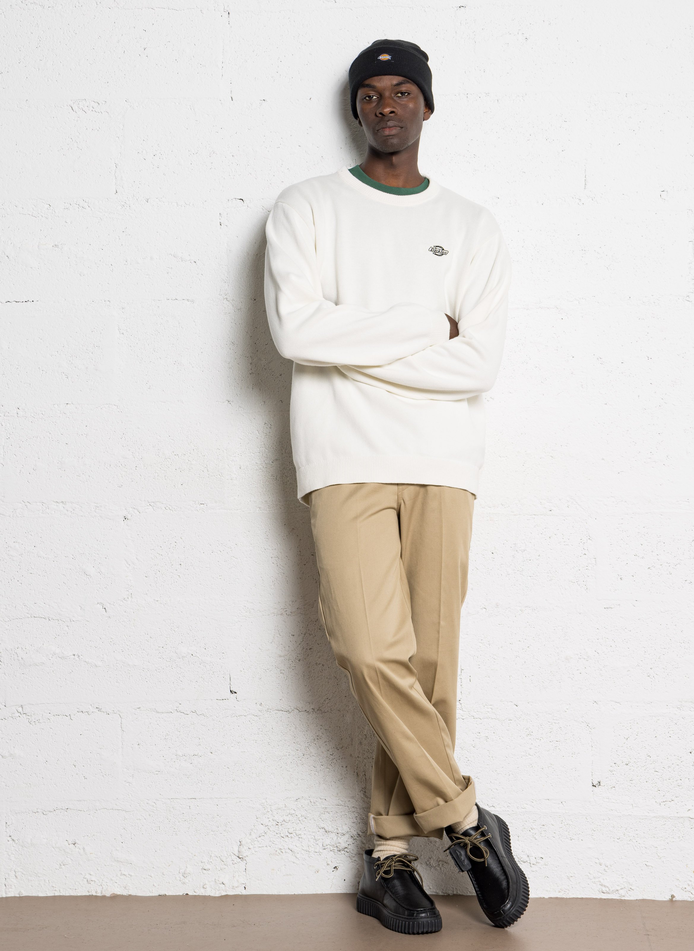 Rechte katoenen trui DICKIES Bruin