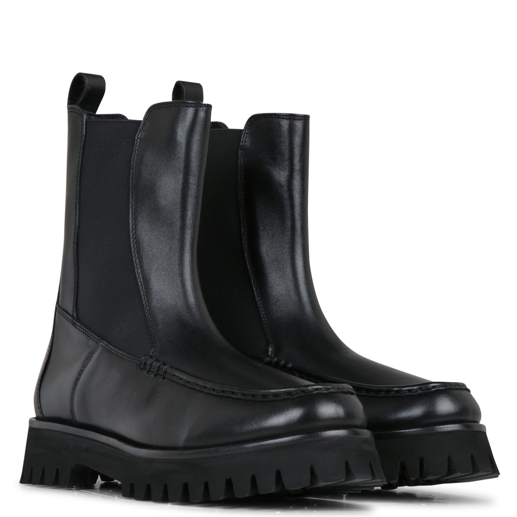 Bottines en cuir MKT Noir