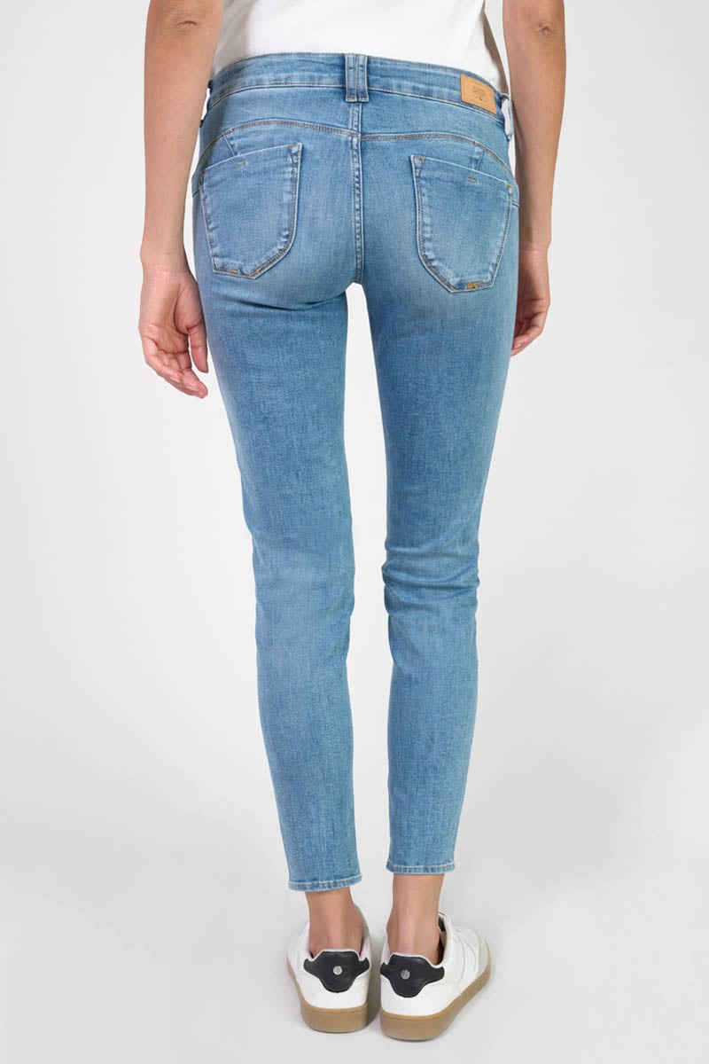 Push-up slim pulp jeans, length 34 LE TEMPS DES CERISES Blue