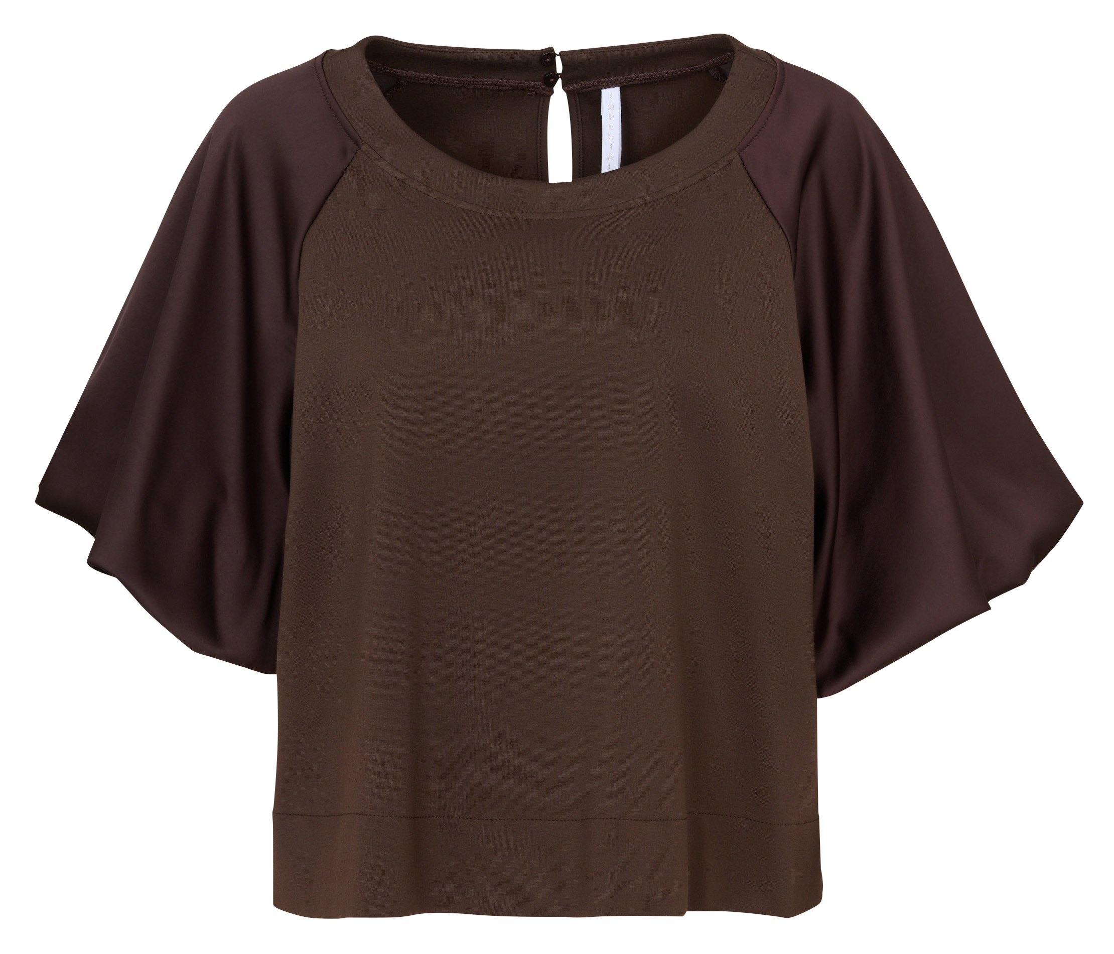 Loose-fit round-neck top IMPERIAL Brown