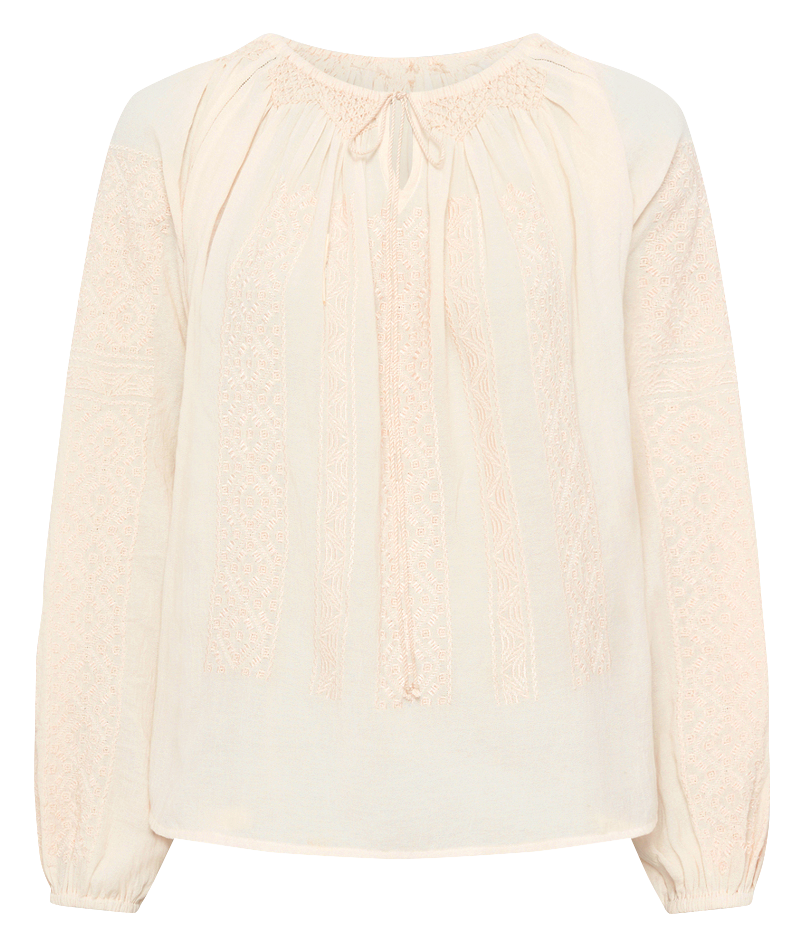 Top col rond en coton mélangé GERARD DAREL Beige