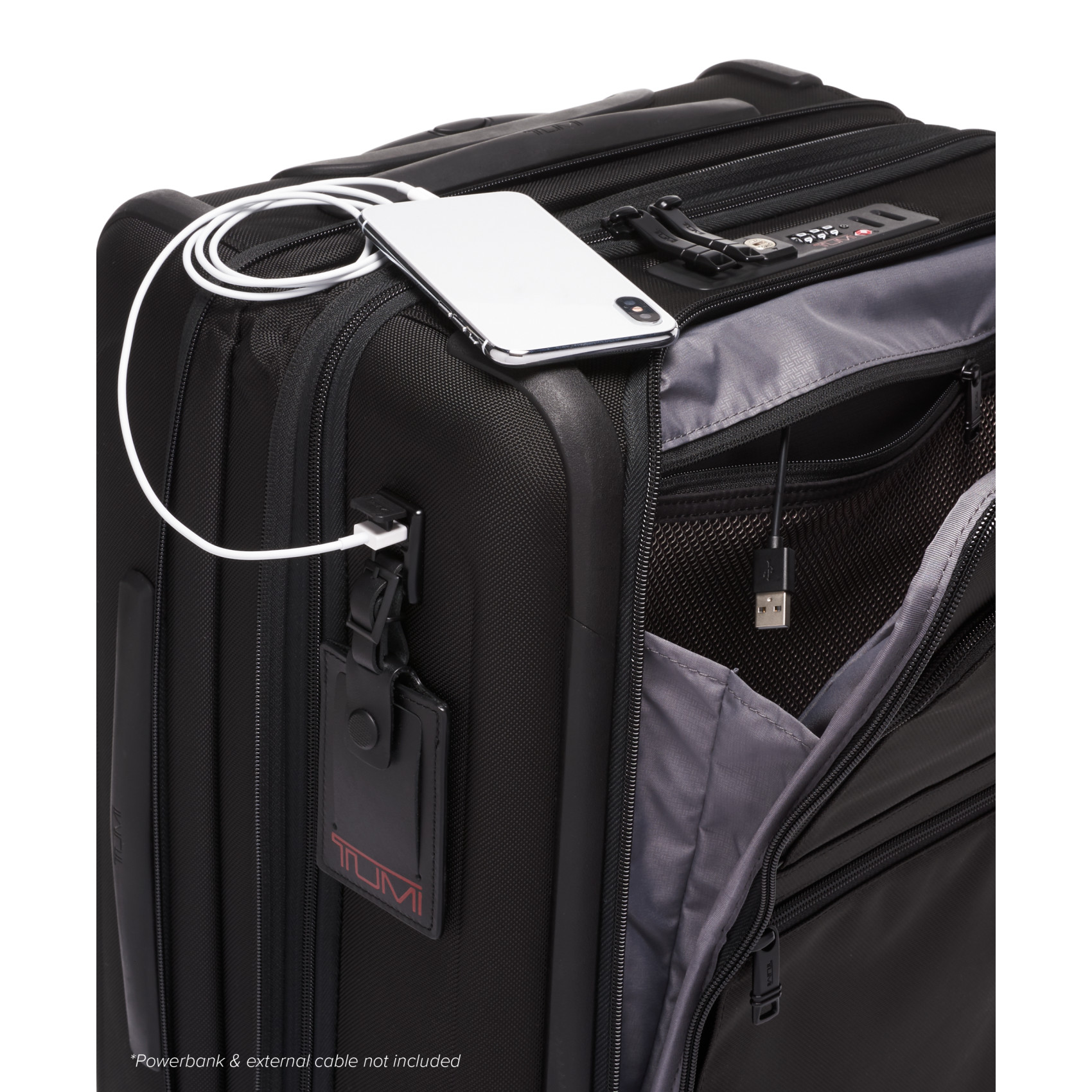 Tumi Alpha 4-Wheel Carry-On Suitcase Size S TUMI Black