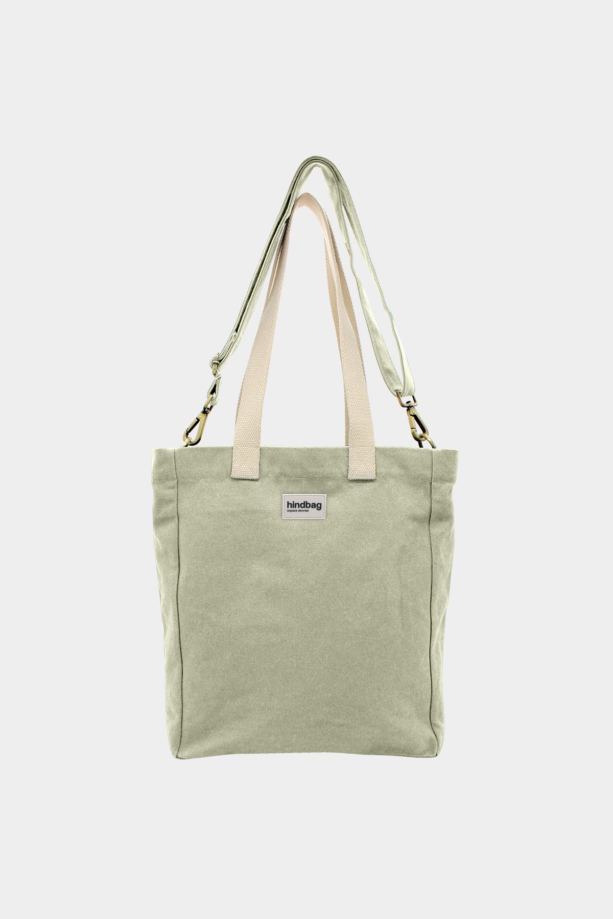 Cotton tote bag  Vert argile