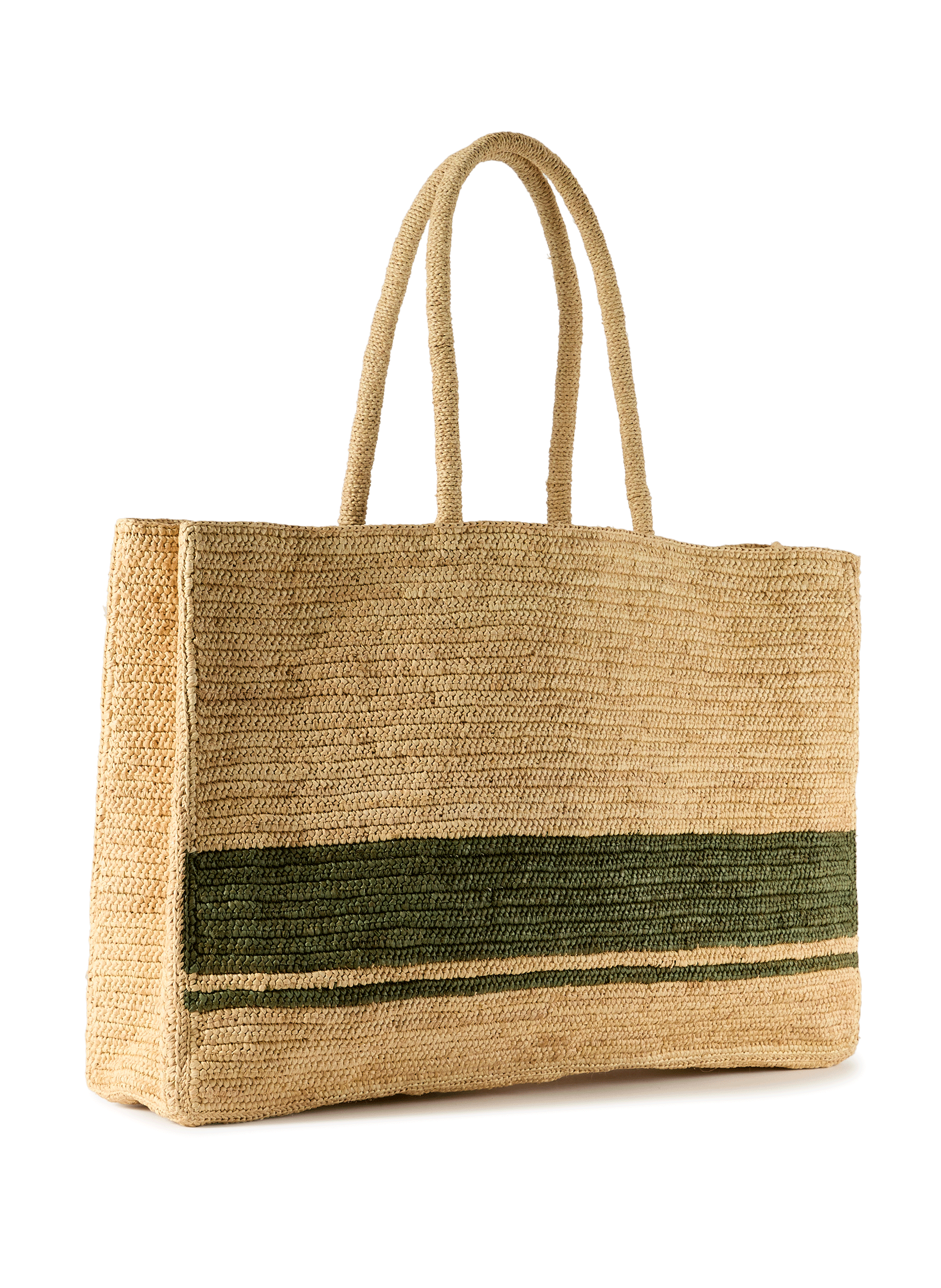 Shopper van raffia SAISON 1865 Veelkleurig