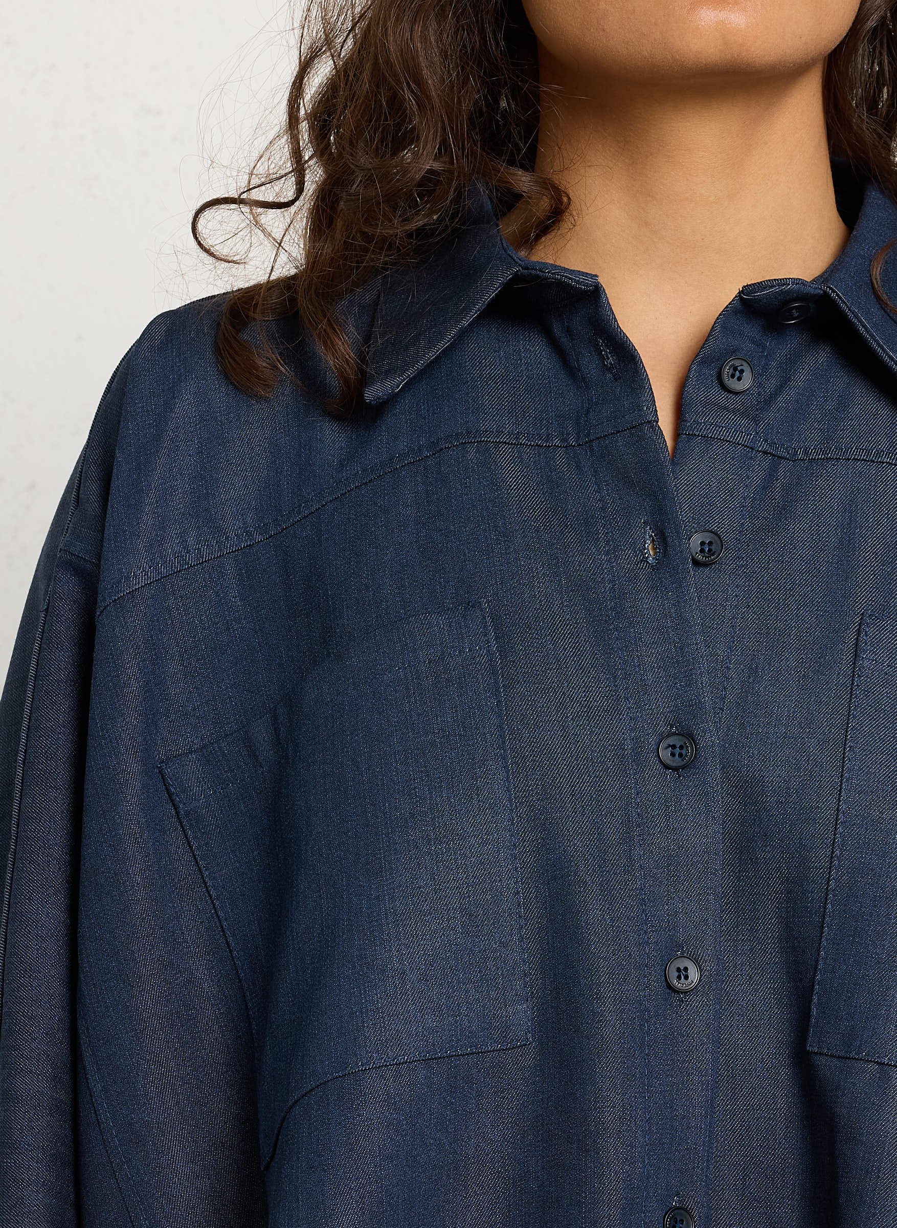 Chemise oversize col classique  IMPERIAL Bleu