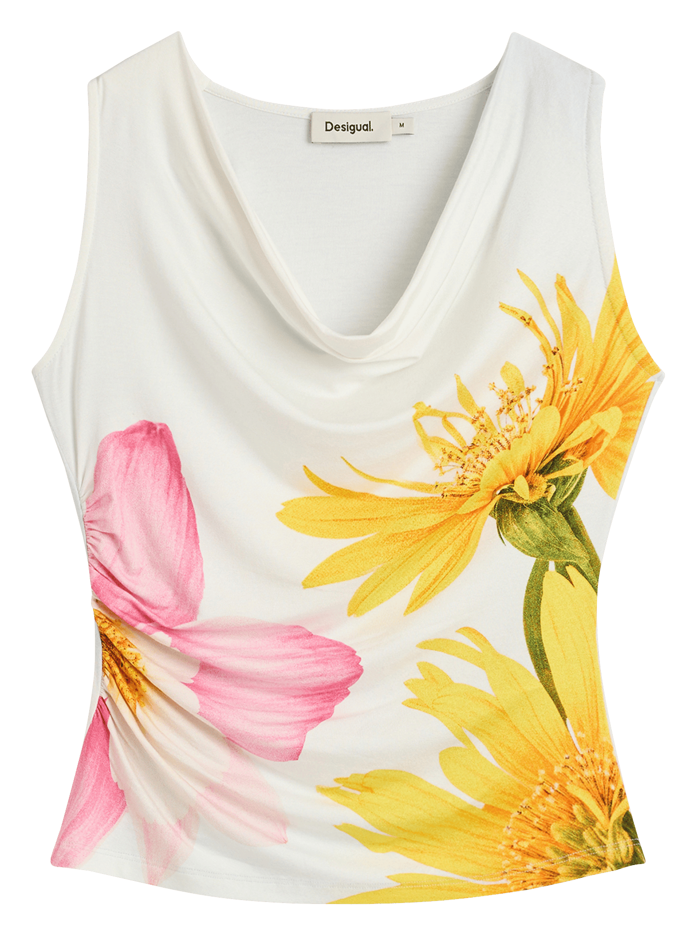 Top moulant imprimé DESIGUAL Multicolore