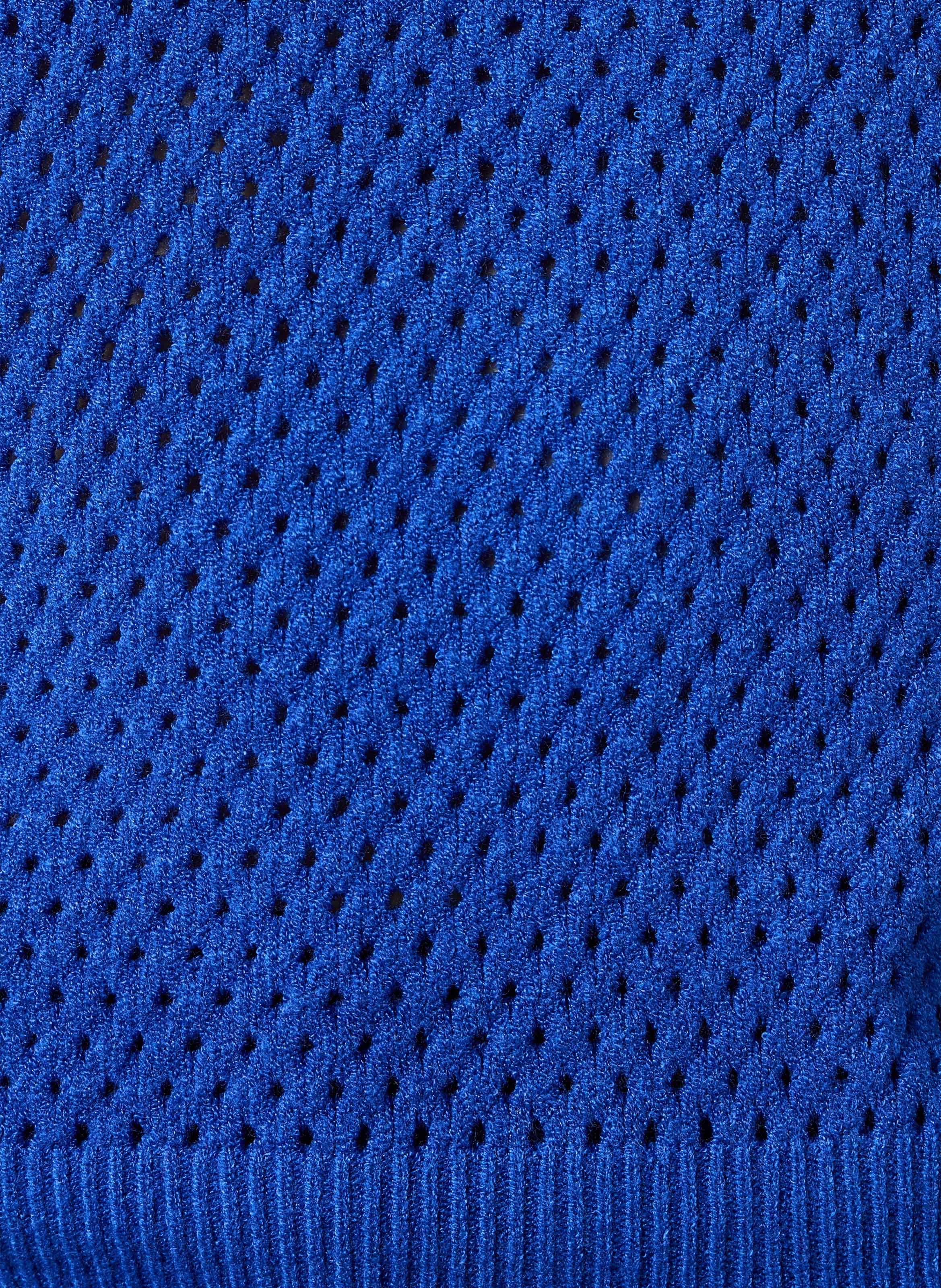 Straight-cut openwork sweater LA FEE MARABOUTEE Blue