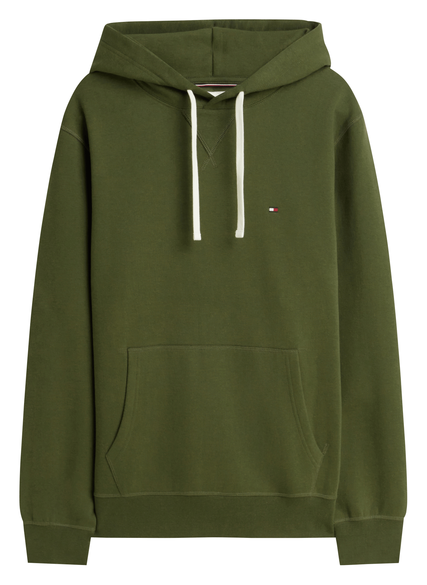 Hoodie met kangoeroezak en lange mouwen TOMMY HILFIGER