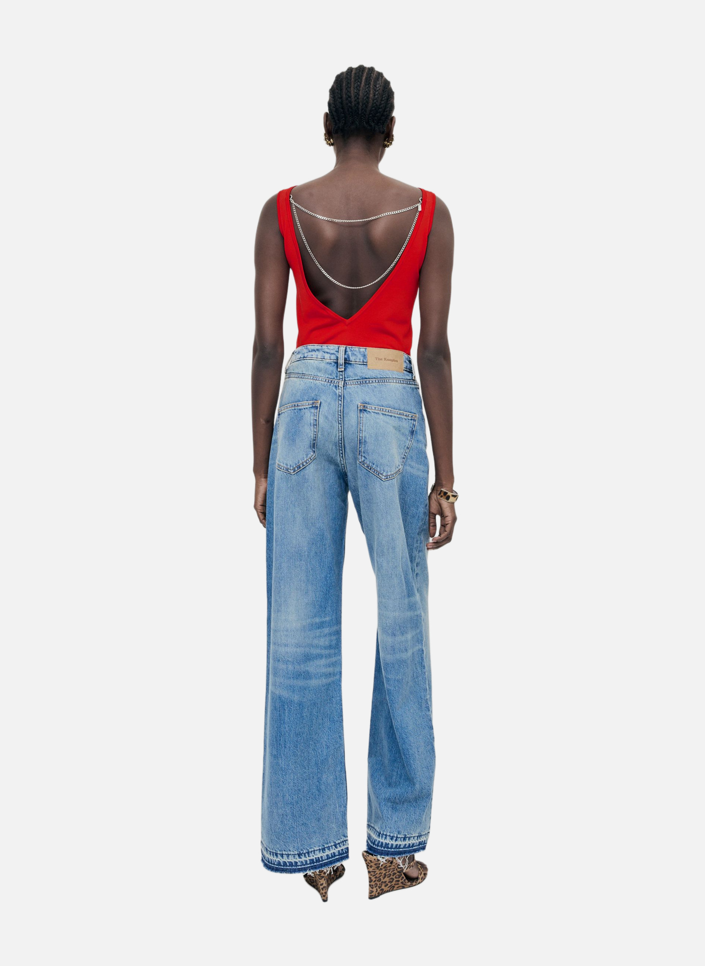 Wide-leg jeans THE KOOPLES Blue
