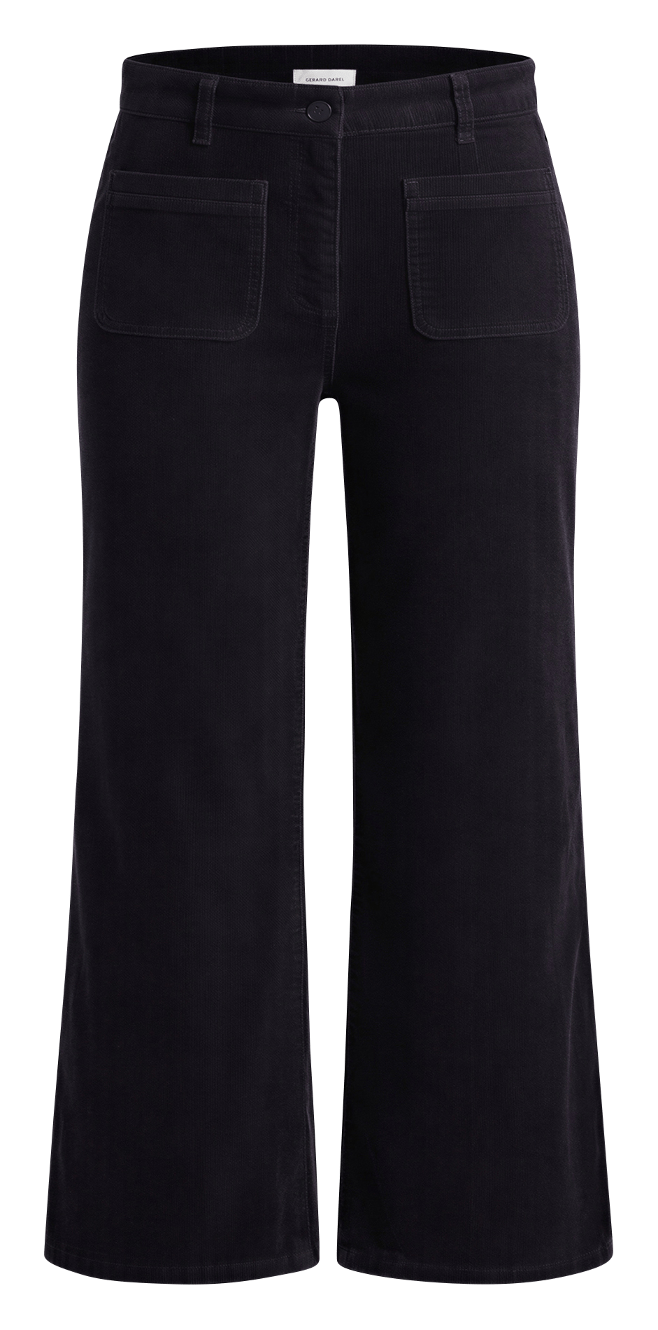 Flared cotton-blend pants GERARD DAREL Brown