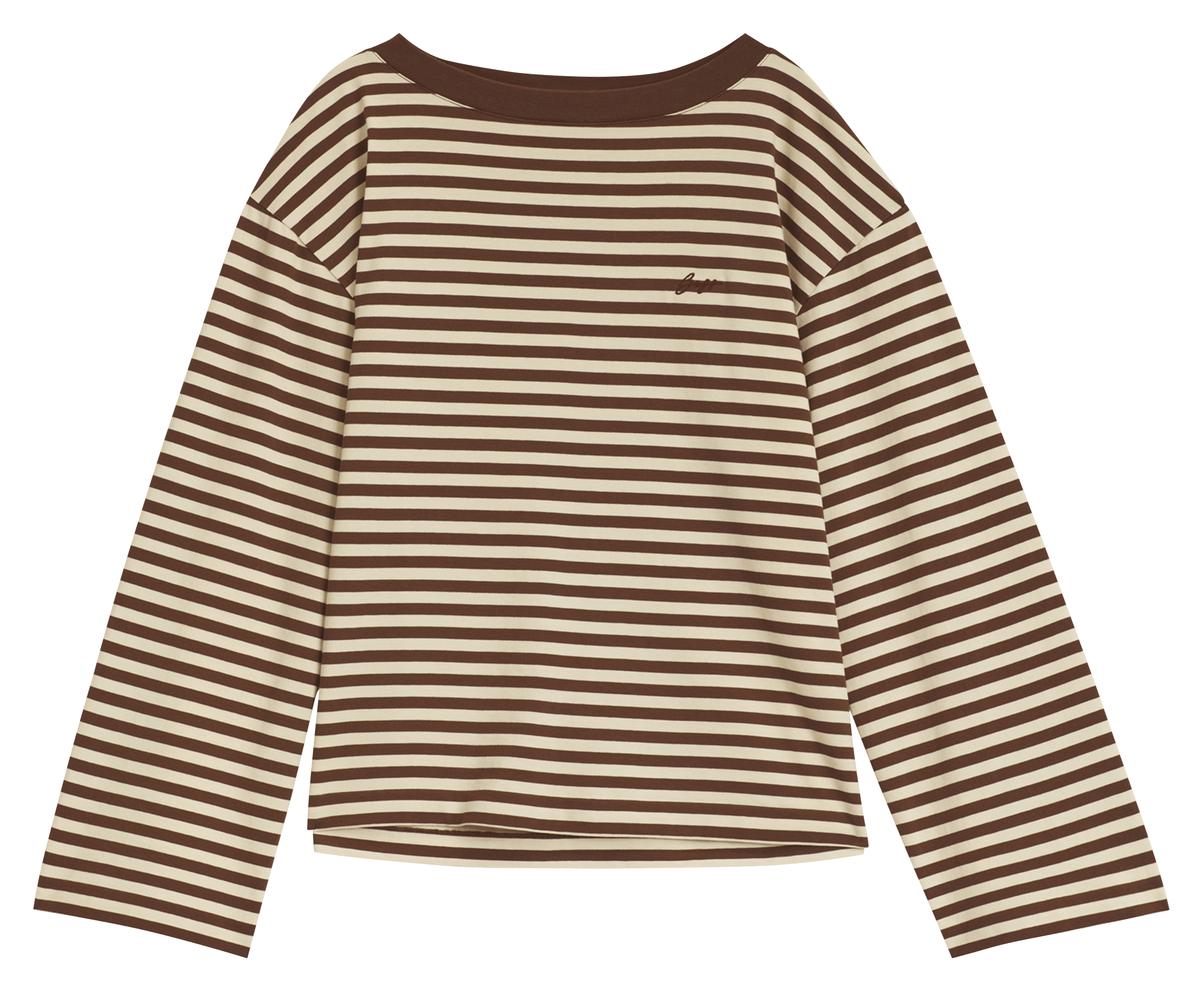 Cotton Striped T-shirt BOSS Multicolored