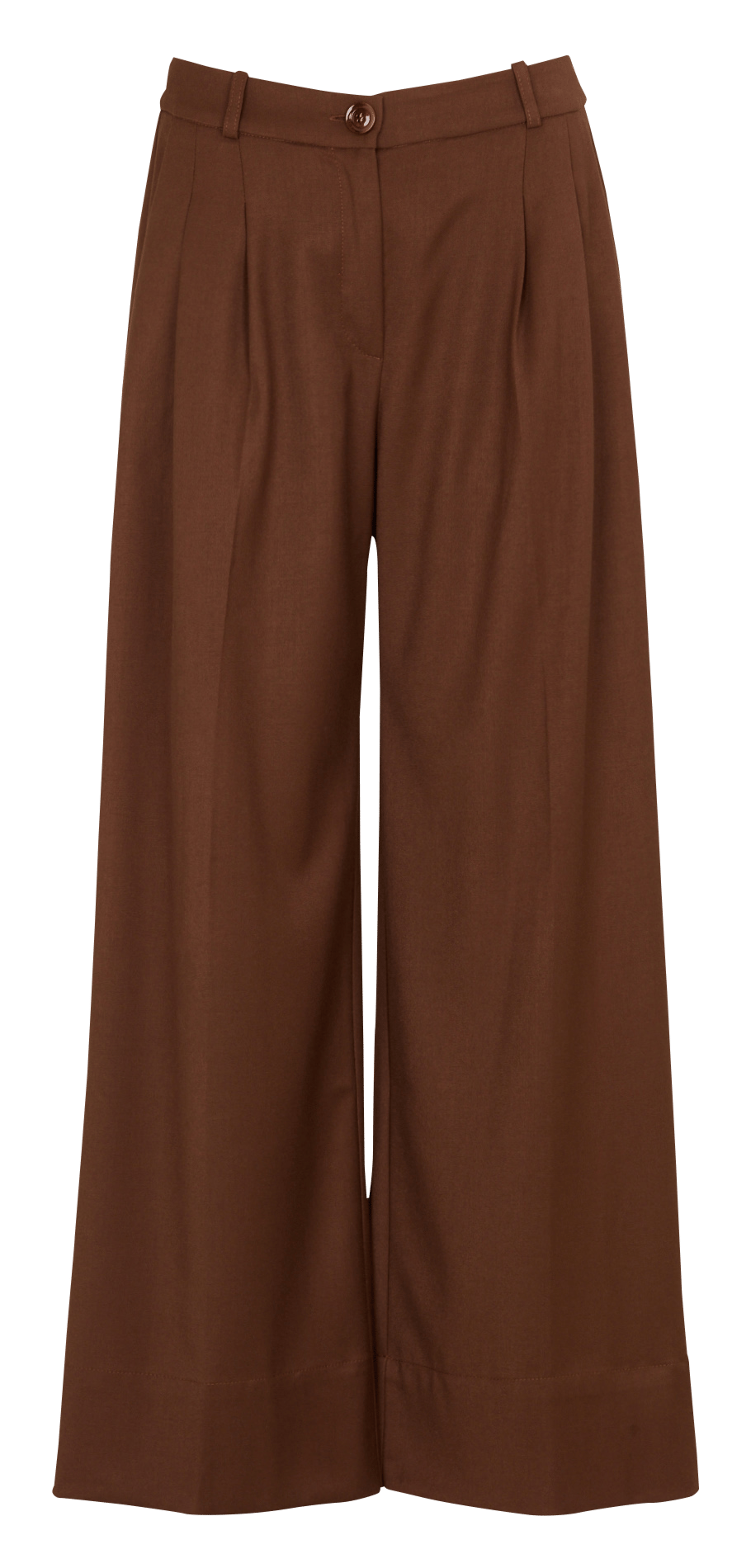 Wide-leg suit trousers TINSELS Brown