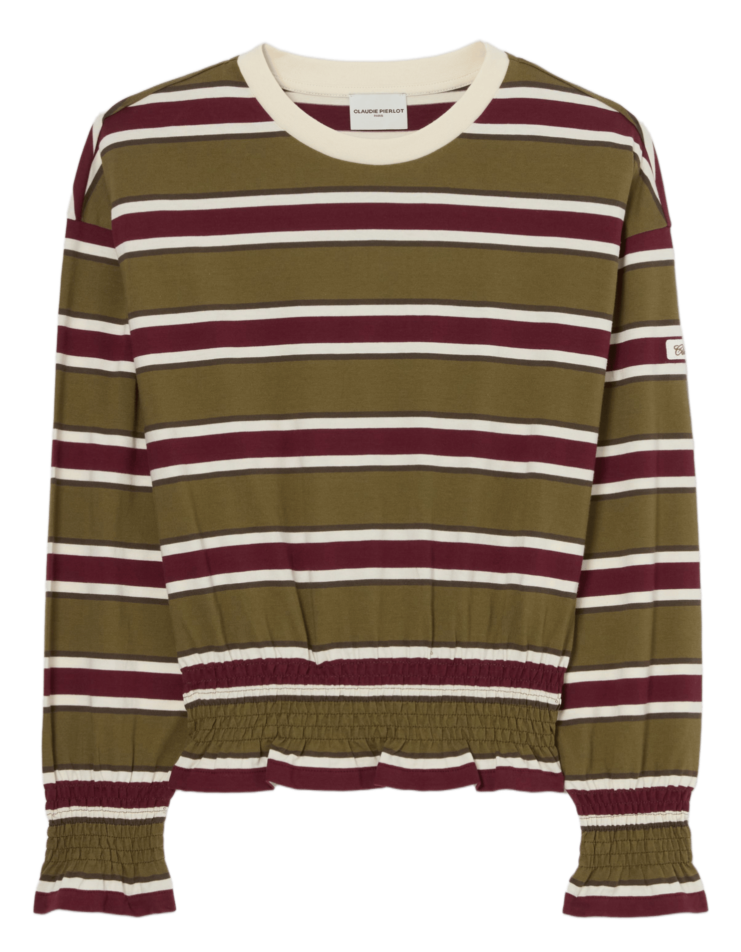 Gestreepte top met lange mouwen CLAUDIE PIERLOT Veelkleurig