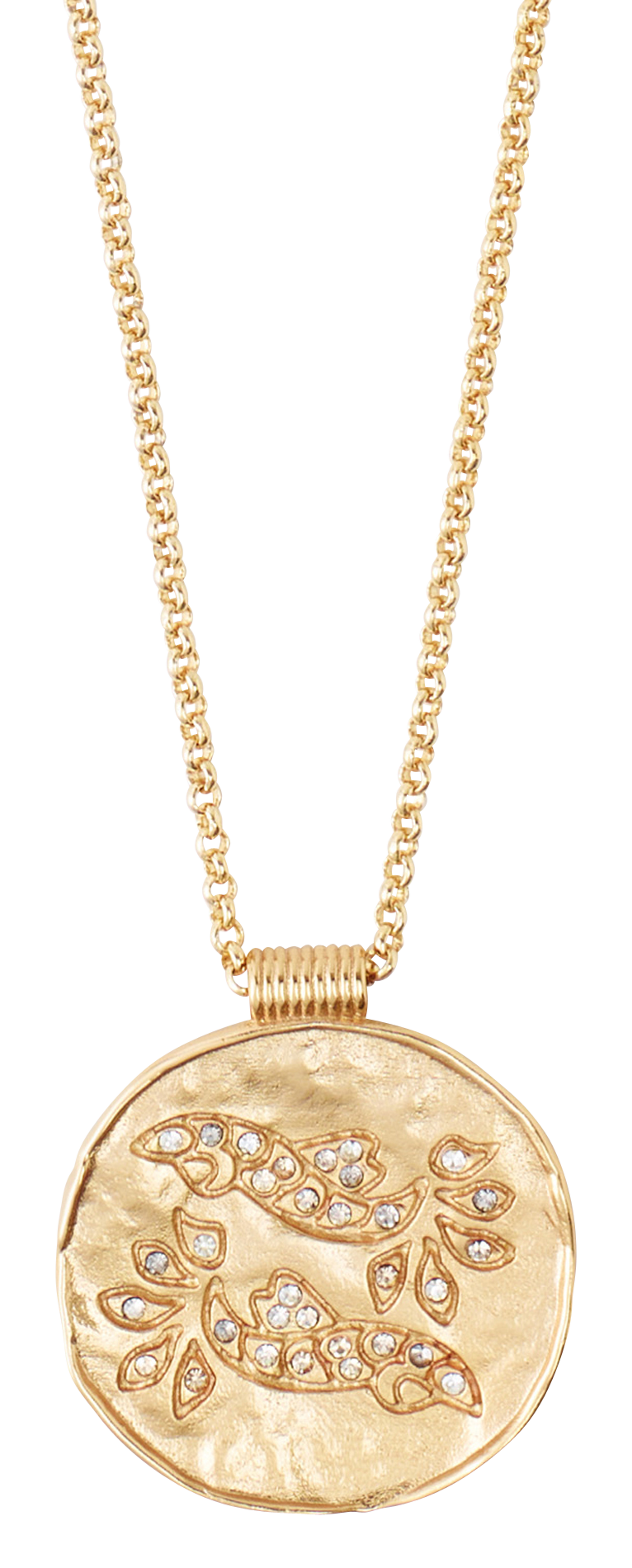 Halssnoer met medaillon met sterrenbeeld MAJE Goudkleurig