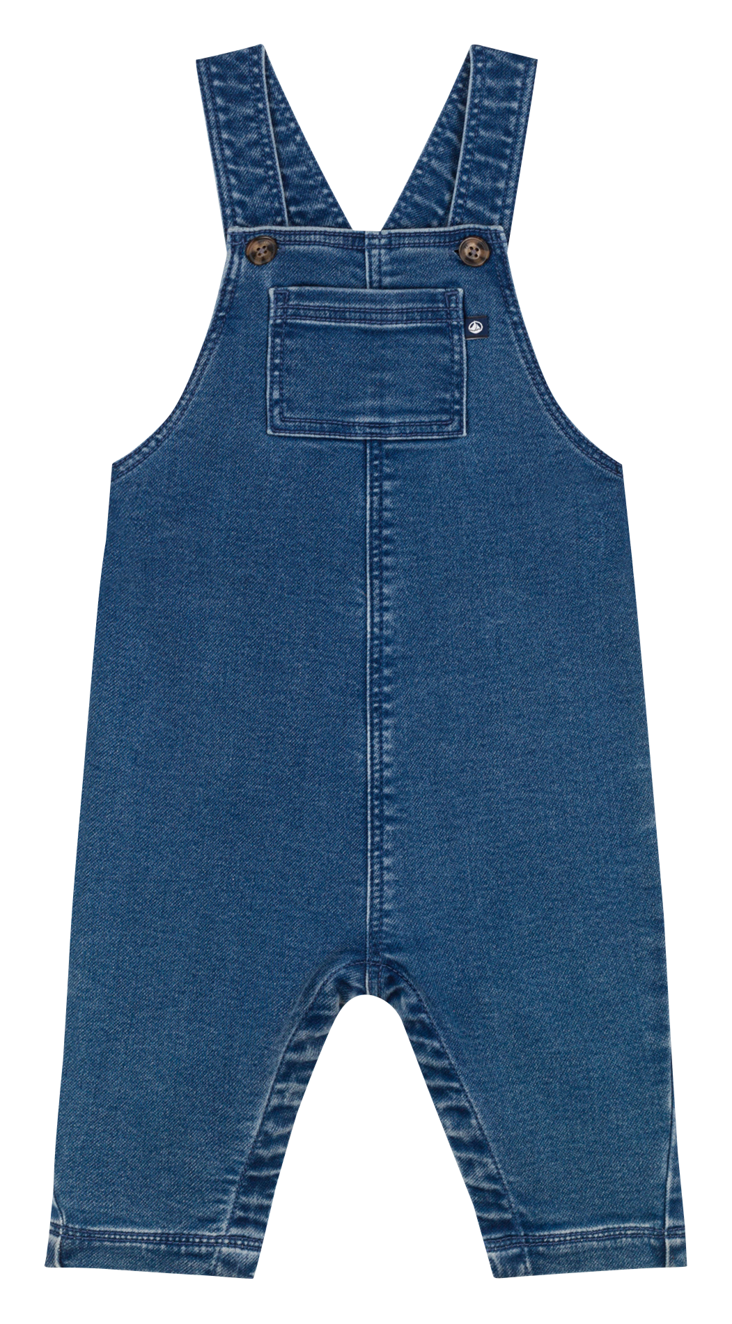 Salopette en coton mélangée PETIT BATEAU Bleu
