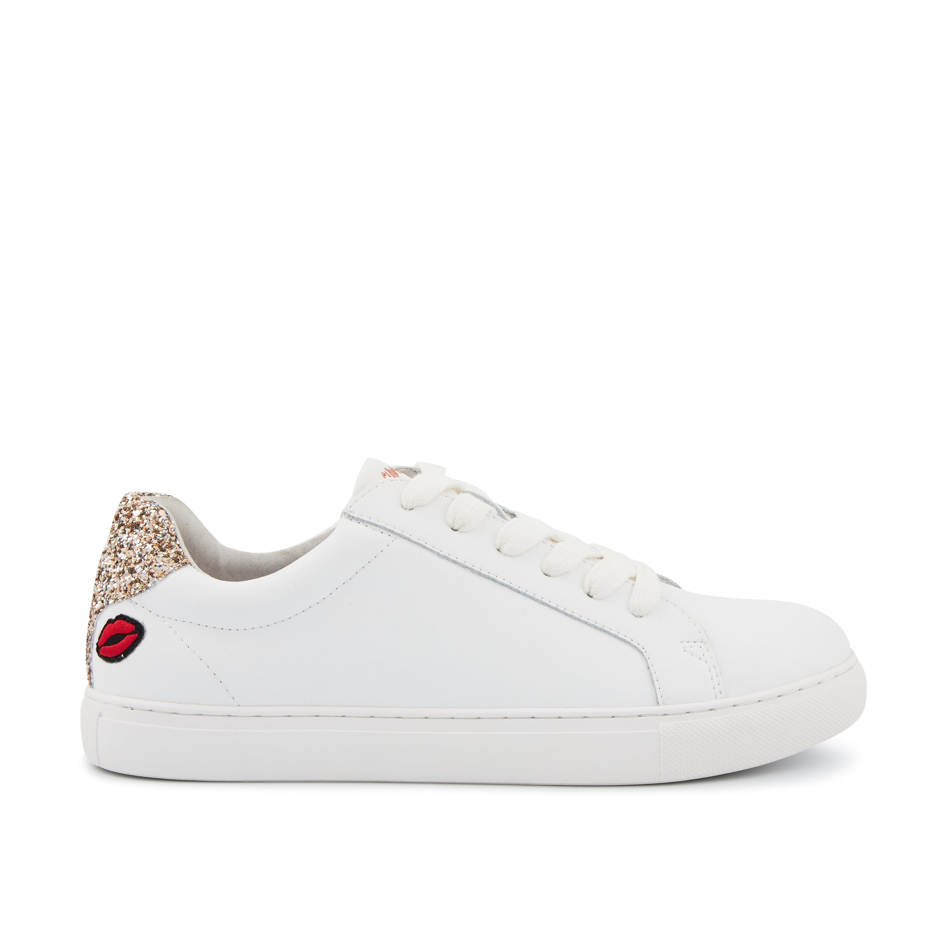 Leather sneakers BONS BAISERS PARIS White