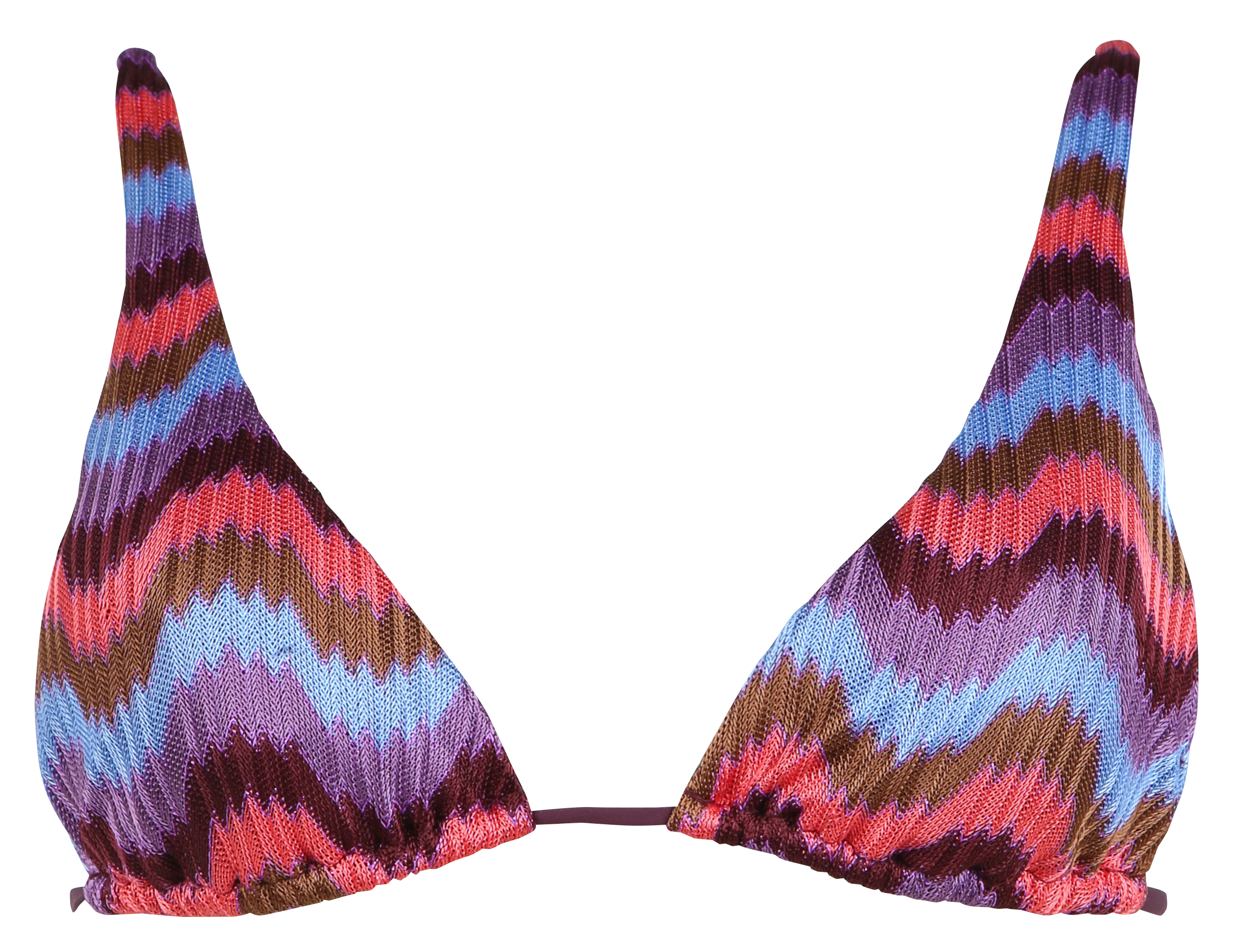 Haut de bikini triangle métallisé ROBIN COLLECTION Multicolore