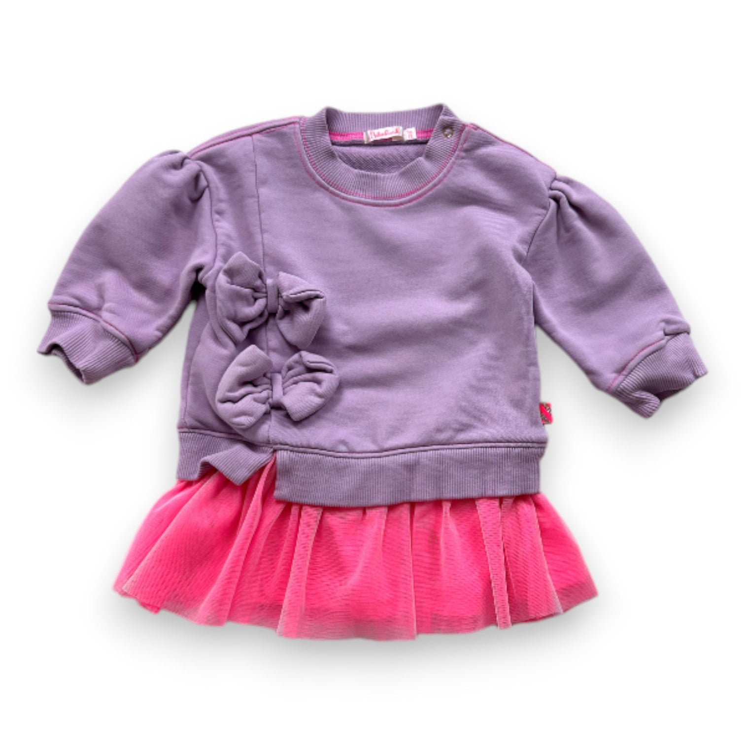 Purple baby sweatshirt - 9 months BILLIEBLUSH - Seconde main Purple