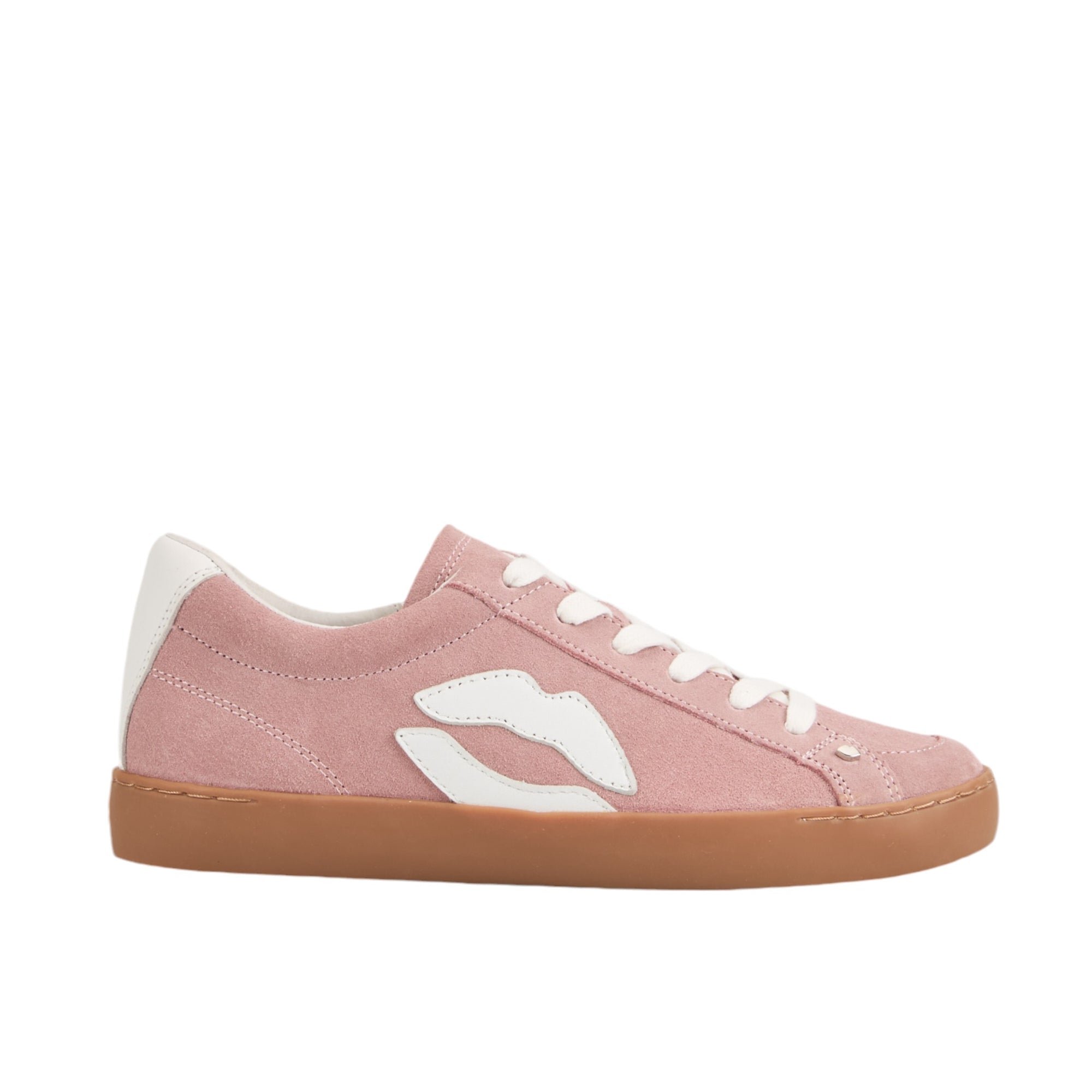 Jimmy leather sneakers BONS BAISERS PARIS Pink