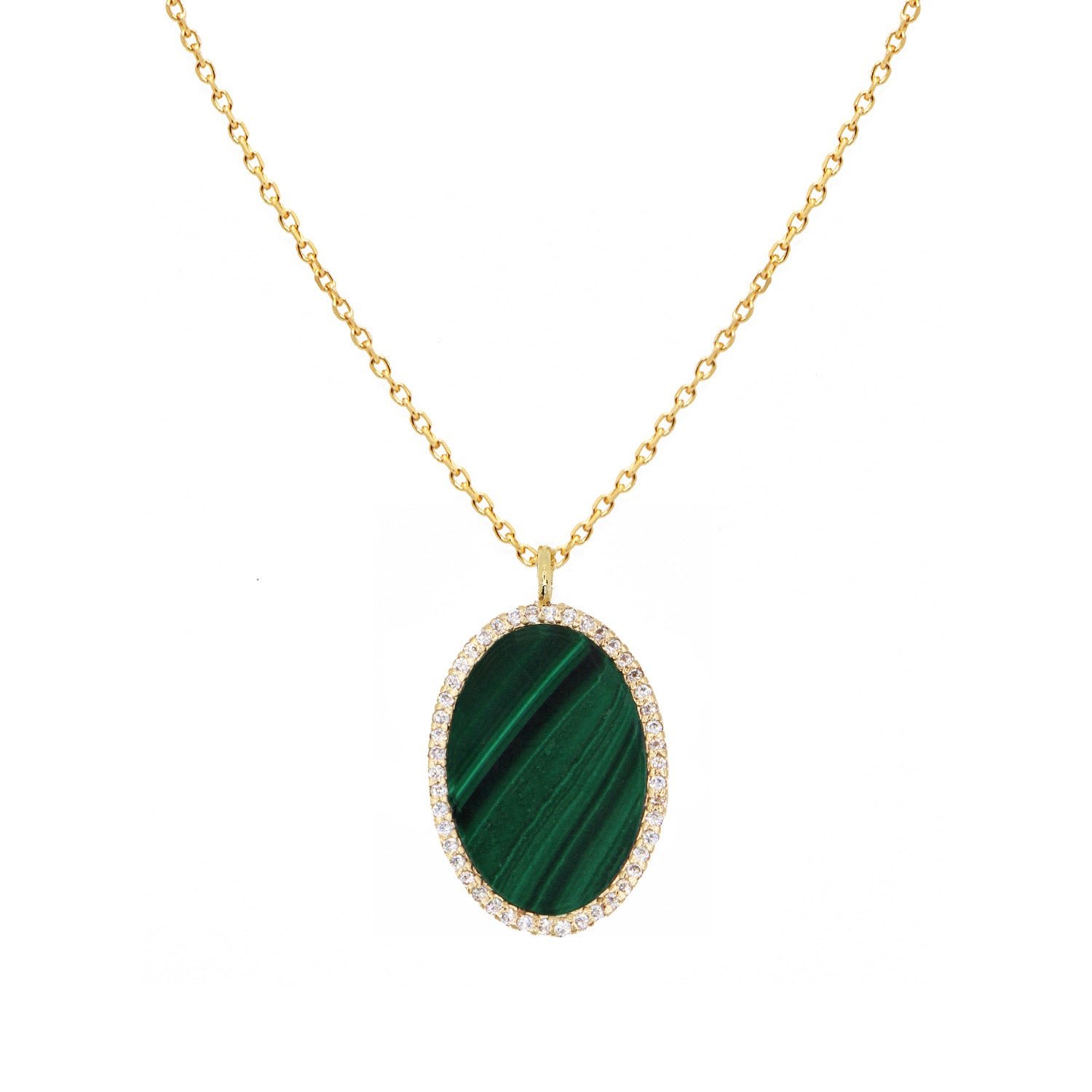 Necklace NILAI Green