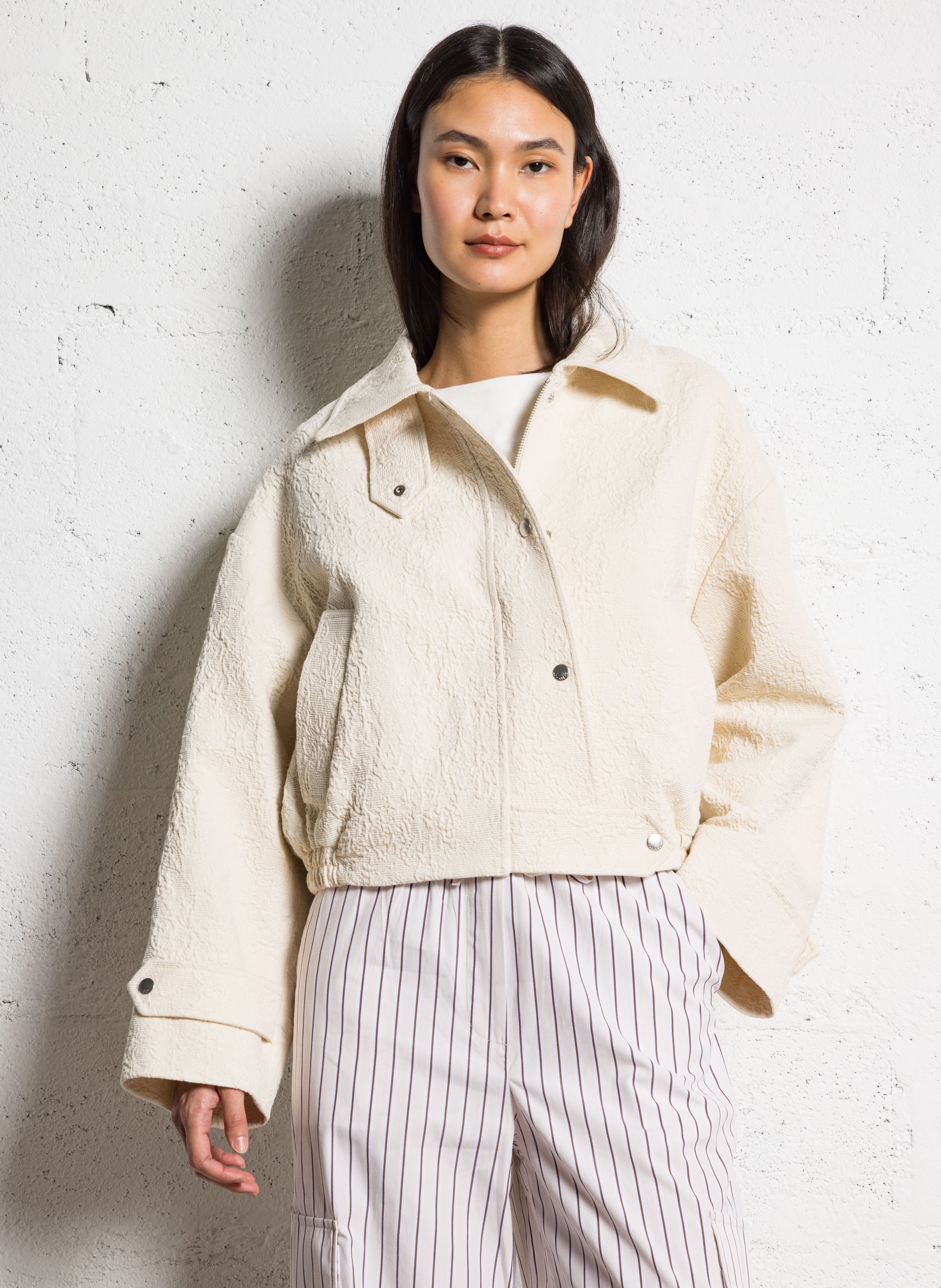 Gecoate jas MARGAUX LONNBERG Wit