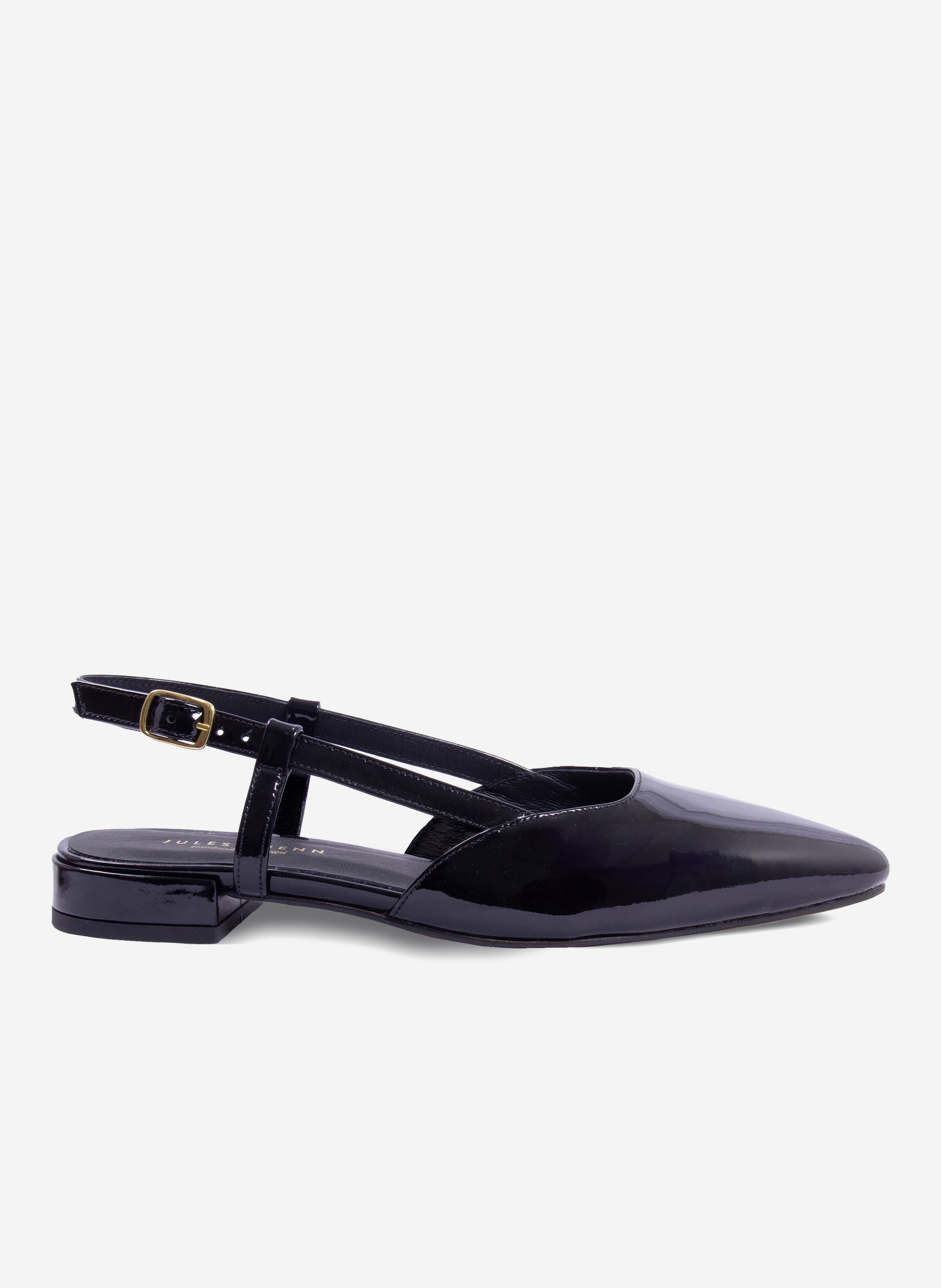 Slingback Elise patent leather JULES & JENN Black